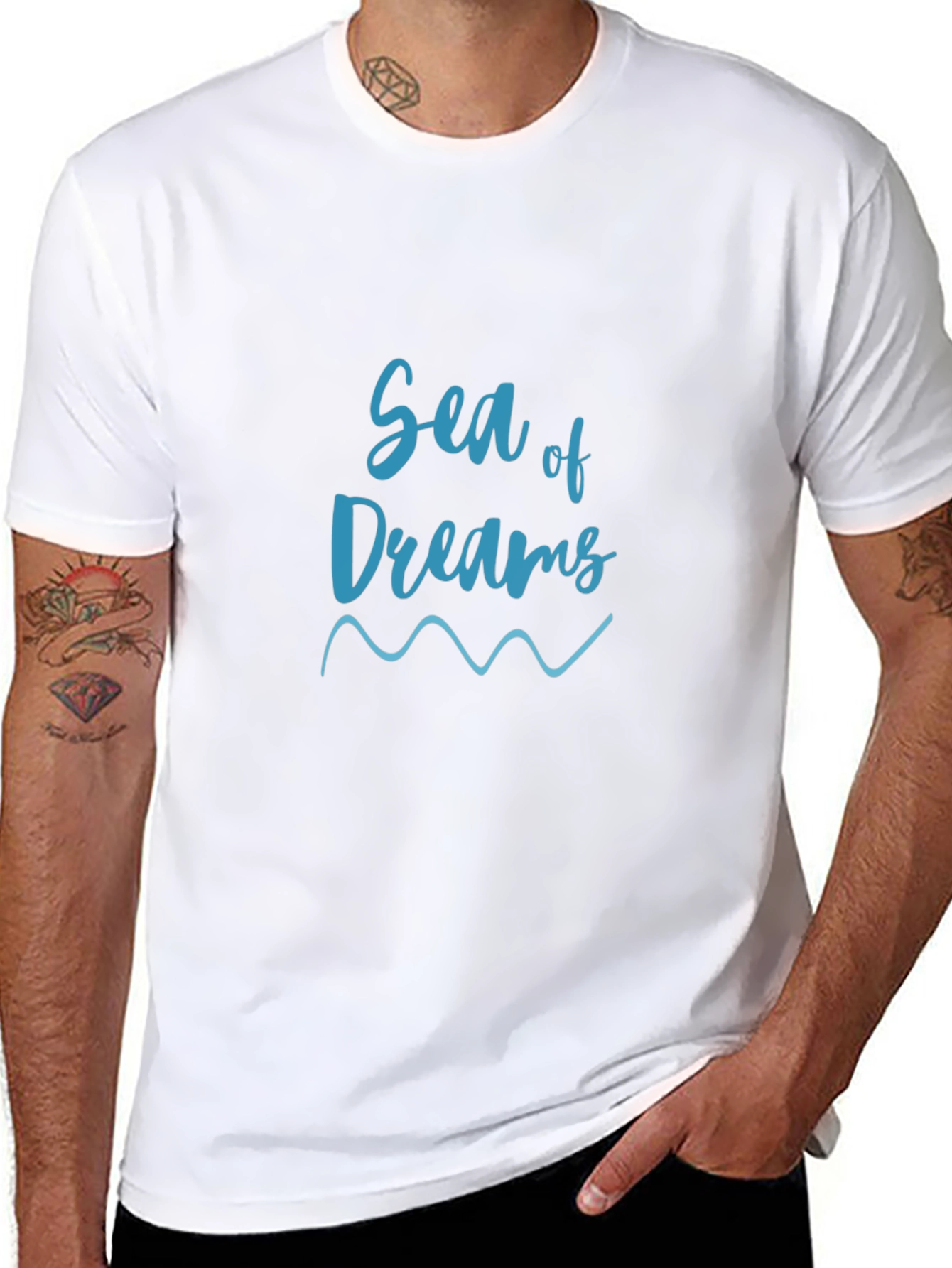 Sea of Dreams Graphic Tee - Stylish Comfort