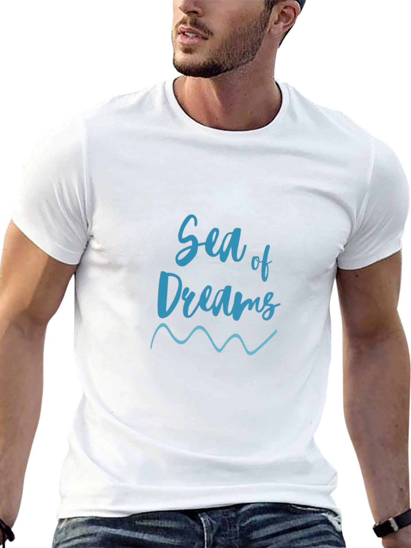 Sea of Dreams Graphic Tee - Stylish Comfort
