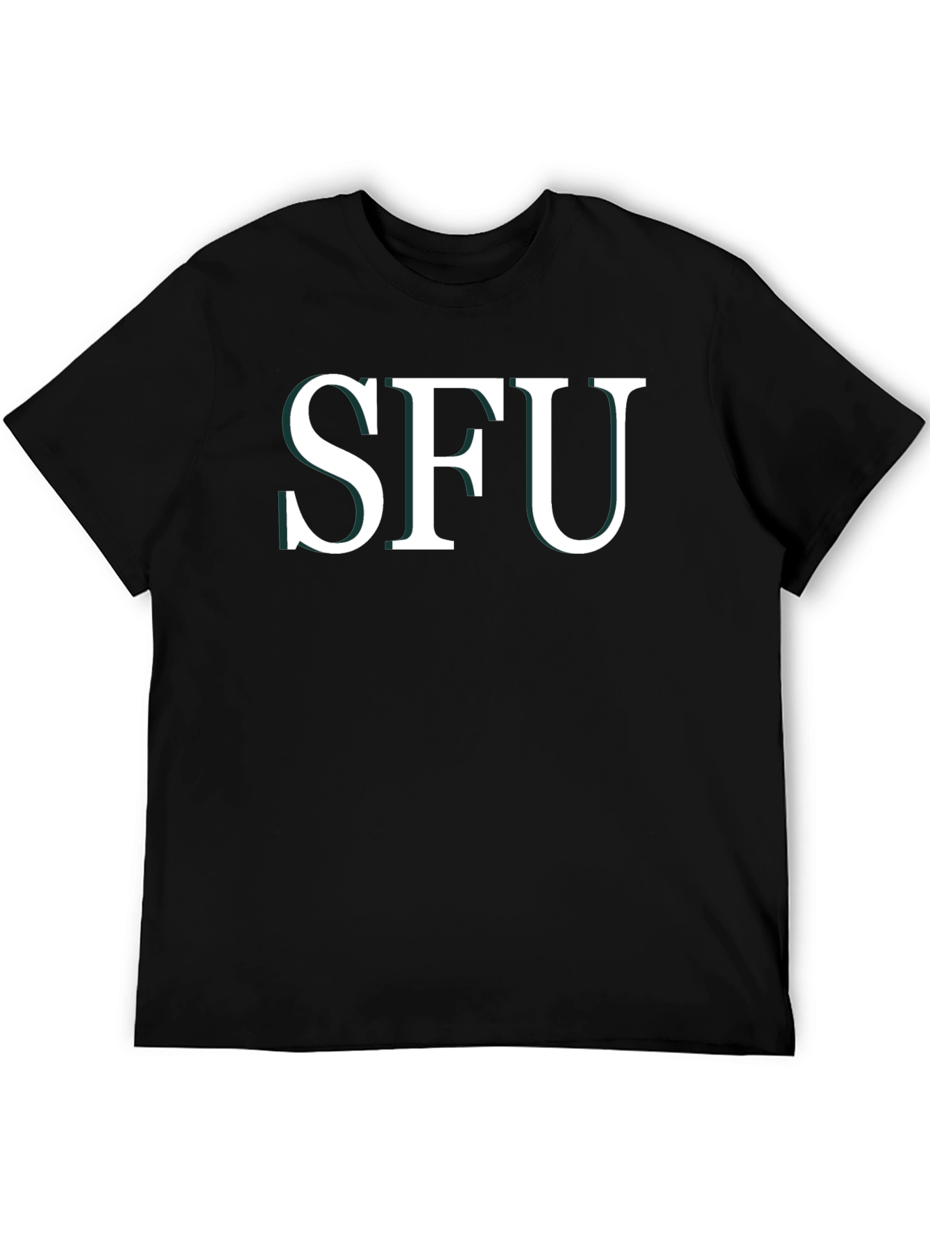 SFU Graphic Tee - Black Casual T-Shirt