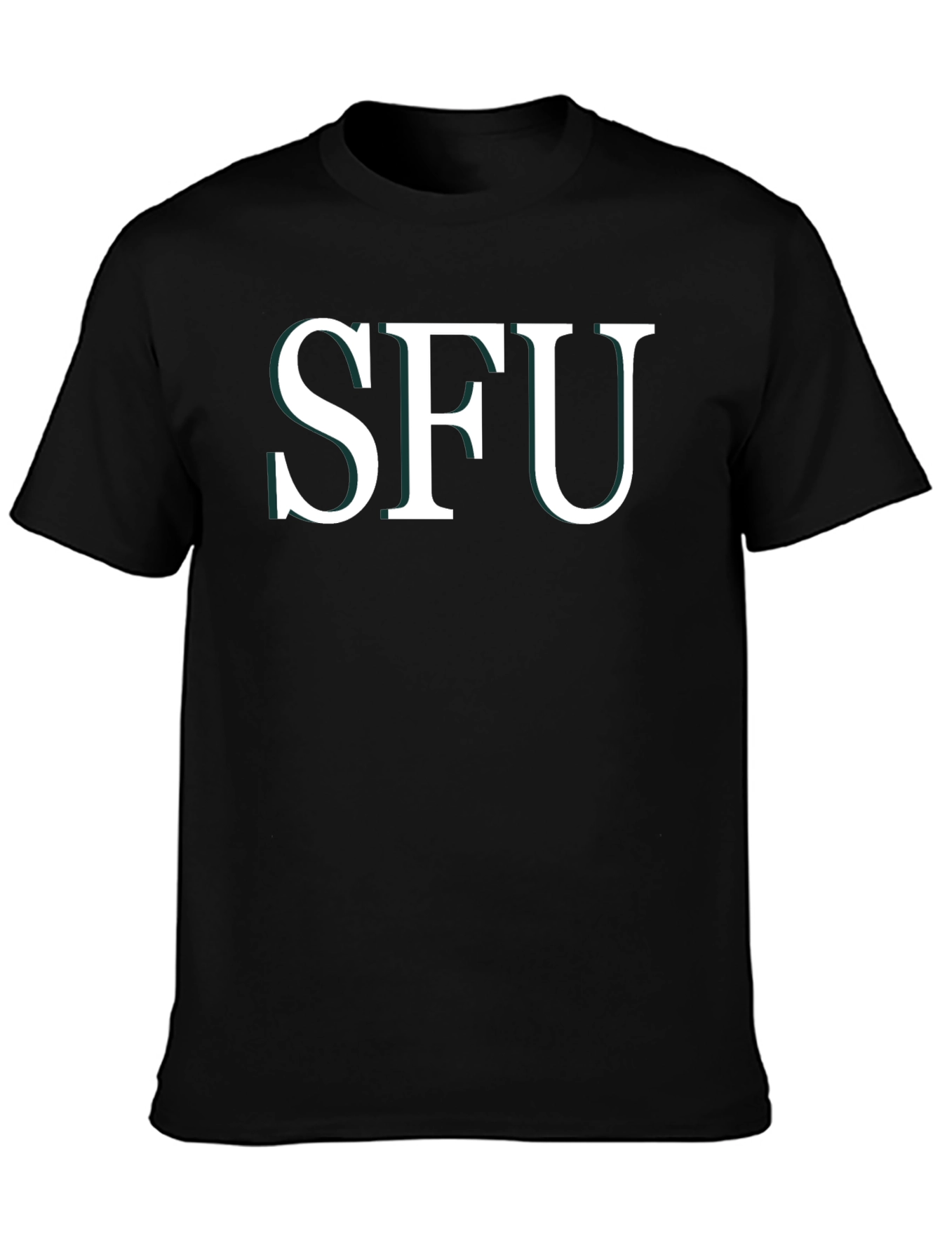 SFU Graphic Tee - Black Casual T-Shirt
