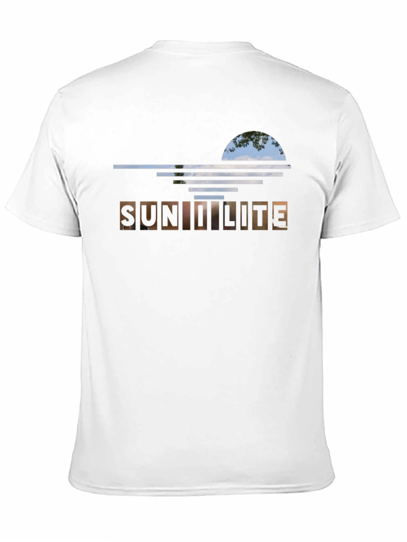 Sunlit Design Black T-Shirt