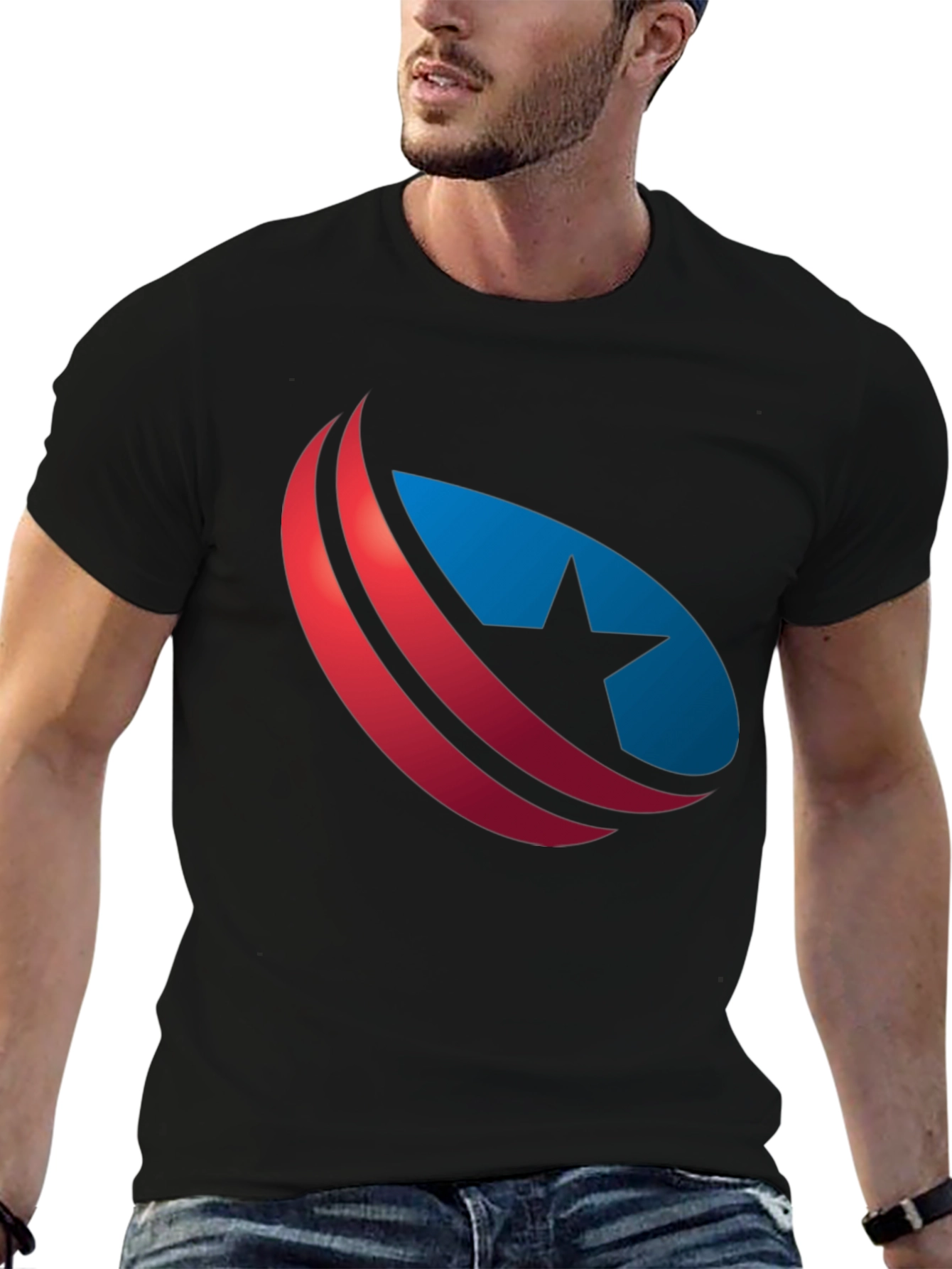 Star Graphic Black T-Shirt