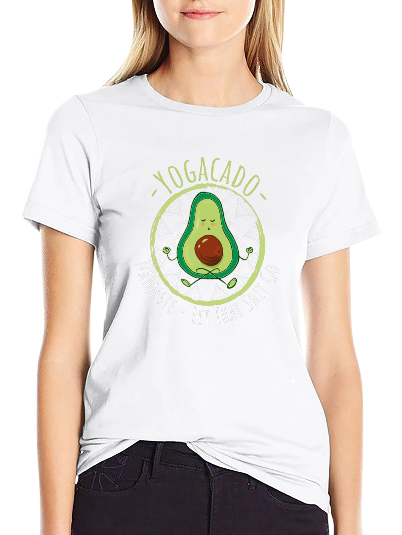 Yoga Avocado Graphic Tee