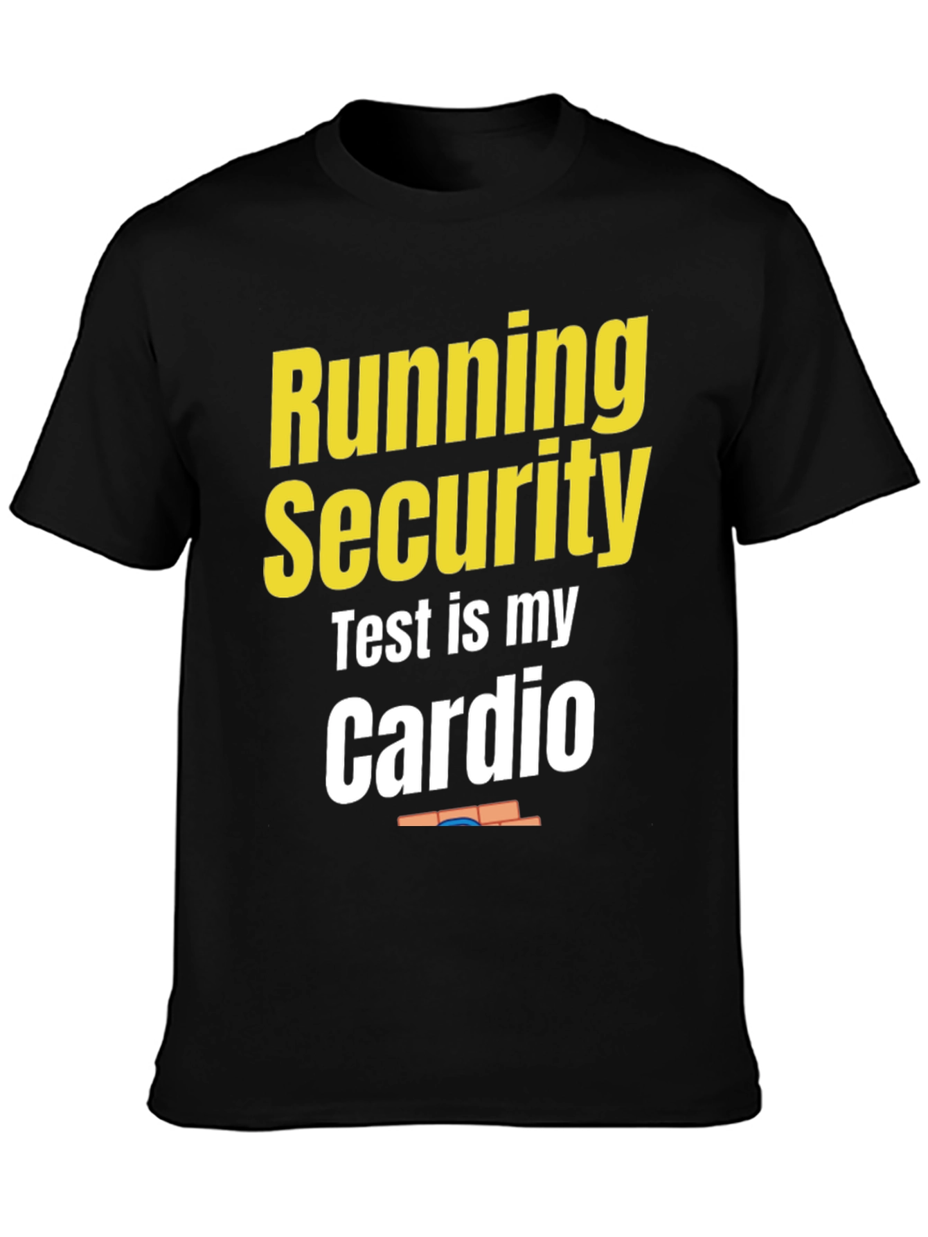 Running Security Test Cardio Black T-Shirt