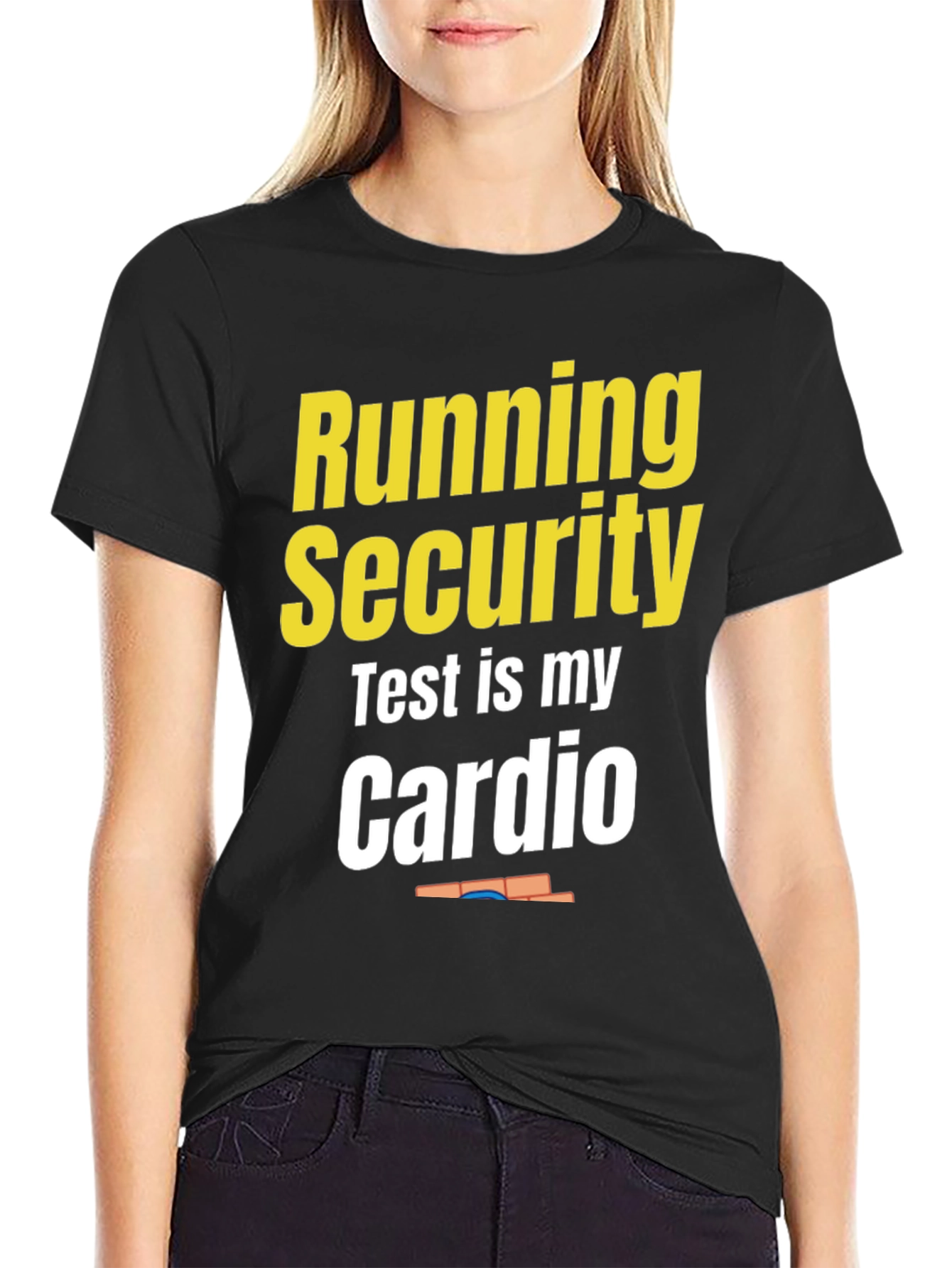 Running Security Test Cardio Black T-Shirt