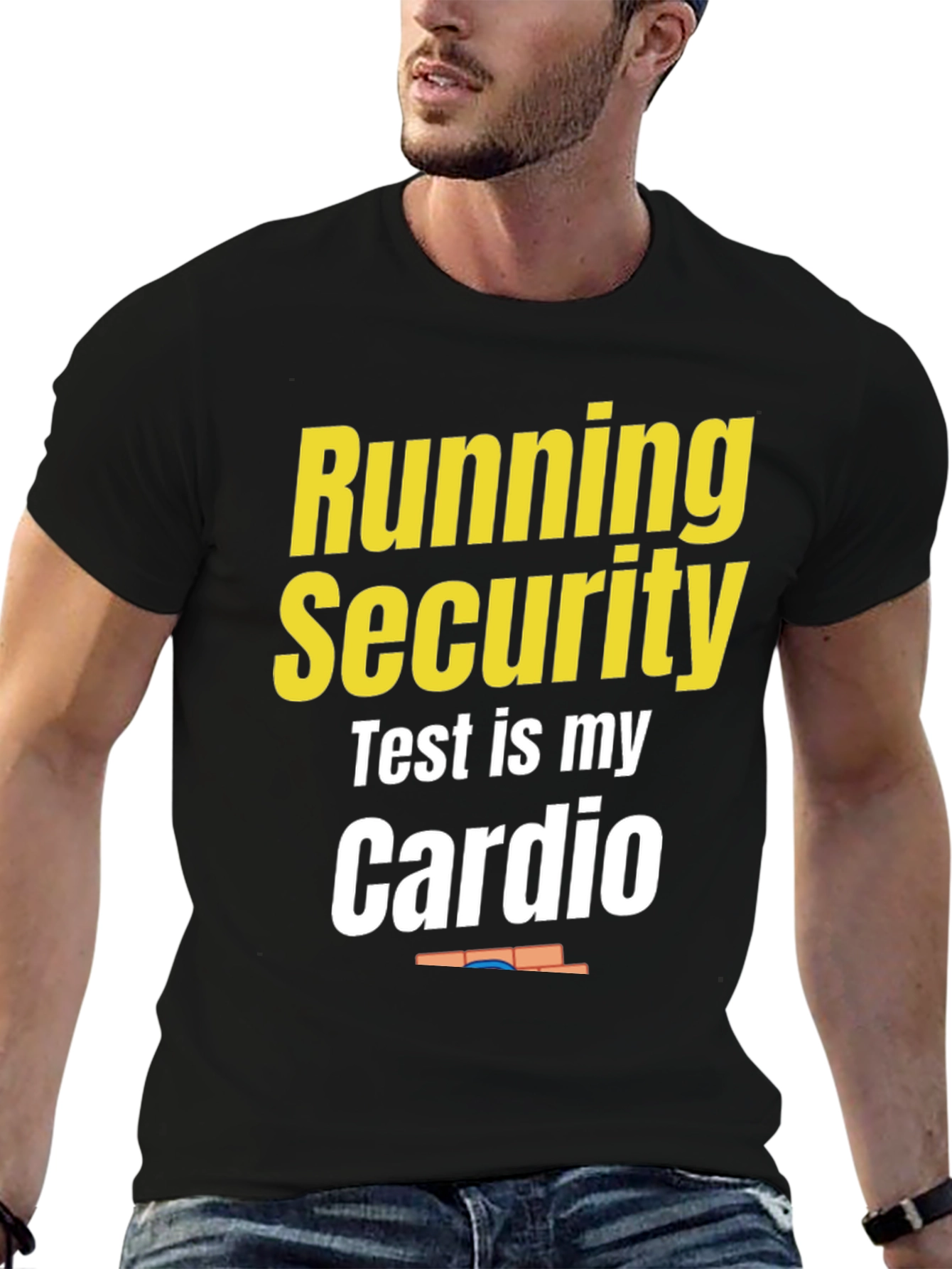 Running Security Test Cardio Black T-Shirt