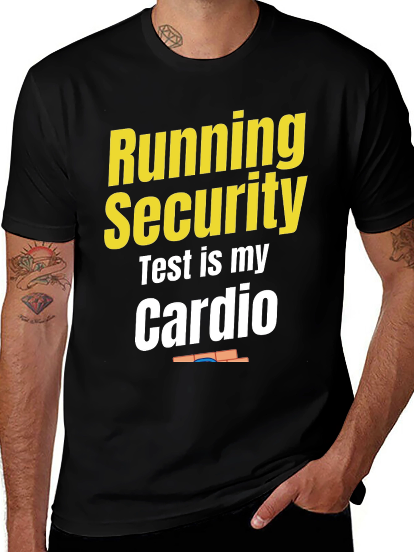Running Security Test Cardio Black T-Shirt
