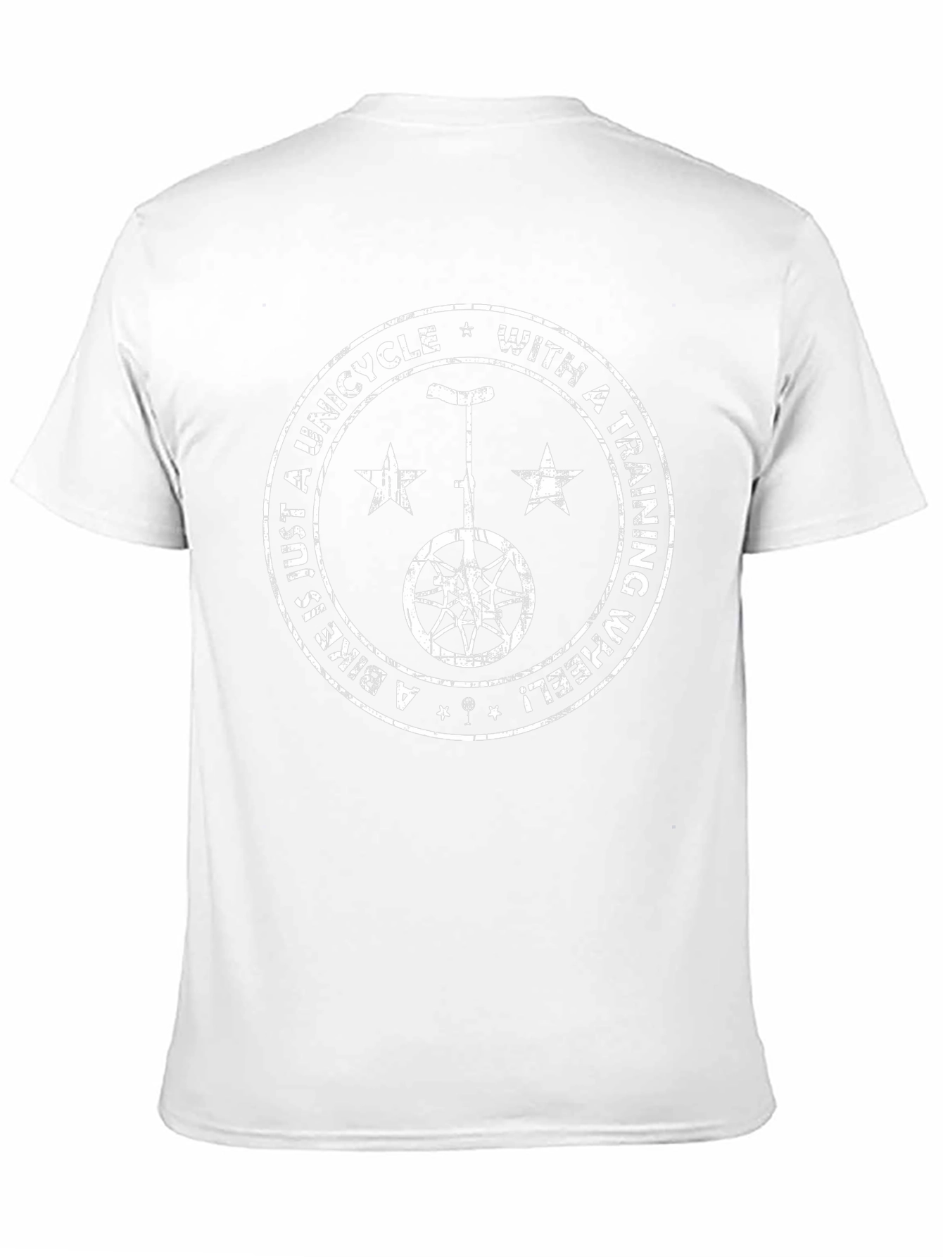 Unicycle Training Wheel Graphic Tee