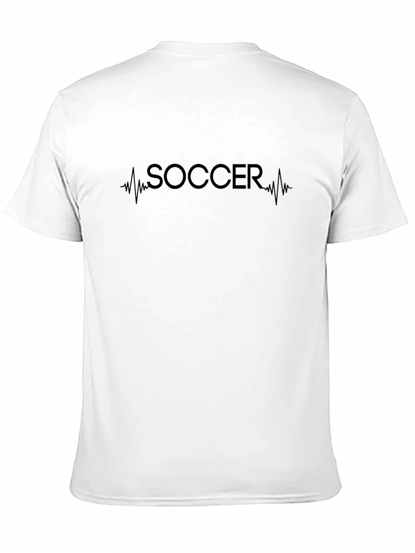 Soccer Heartbeat Graphic Tee - Stylish Fan T-Shirt