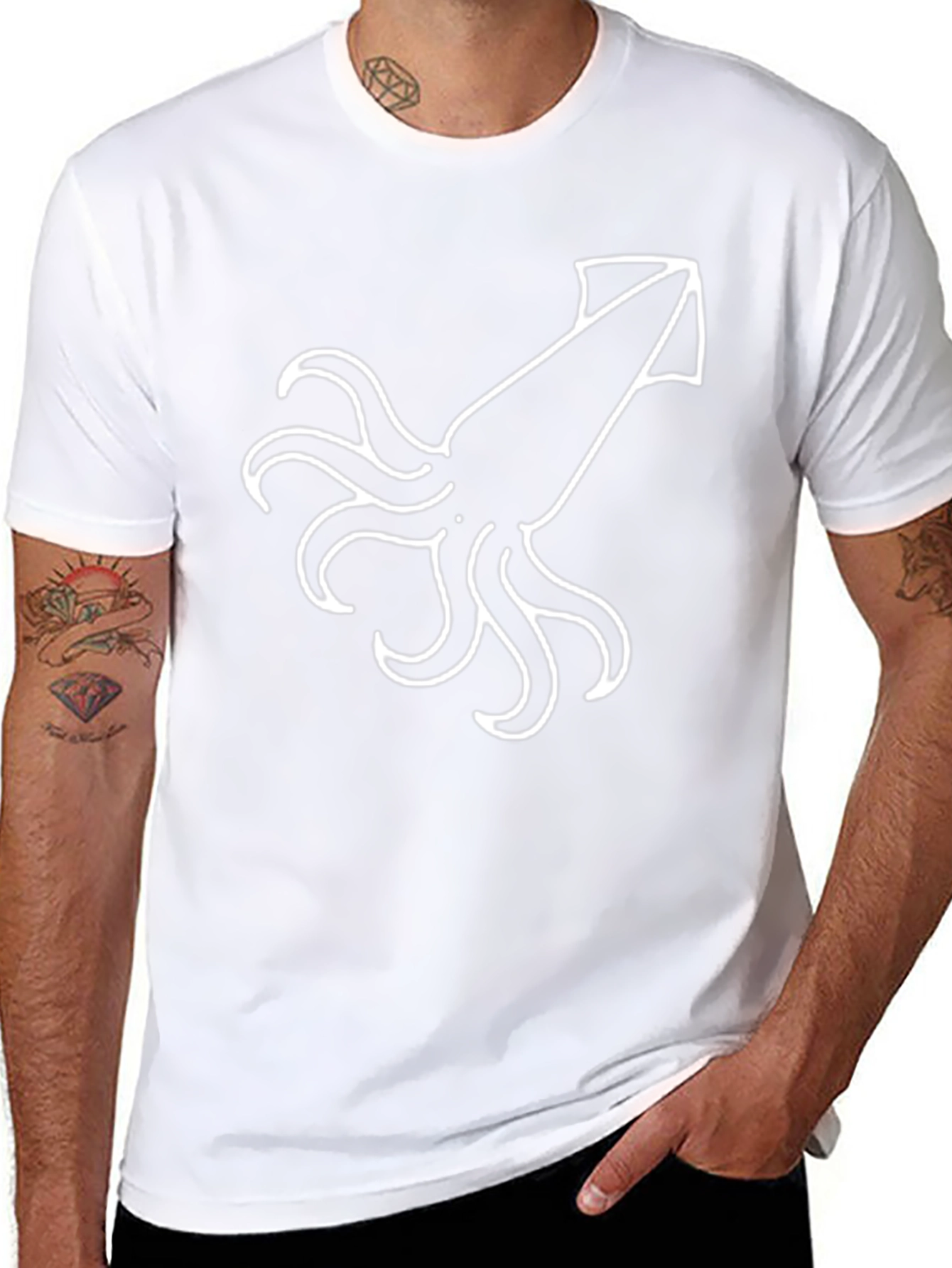 Squid Graphic Tee - Bold & Unique Design