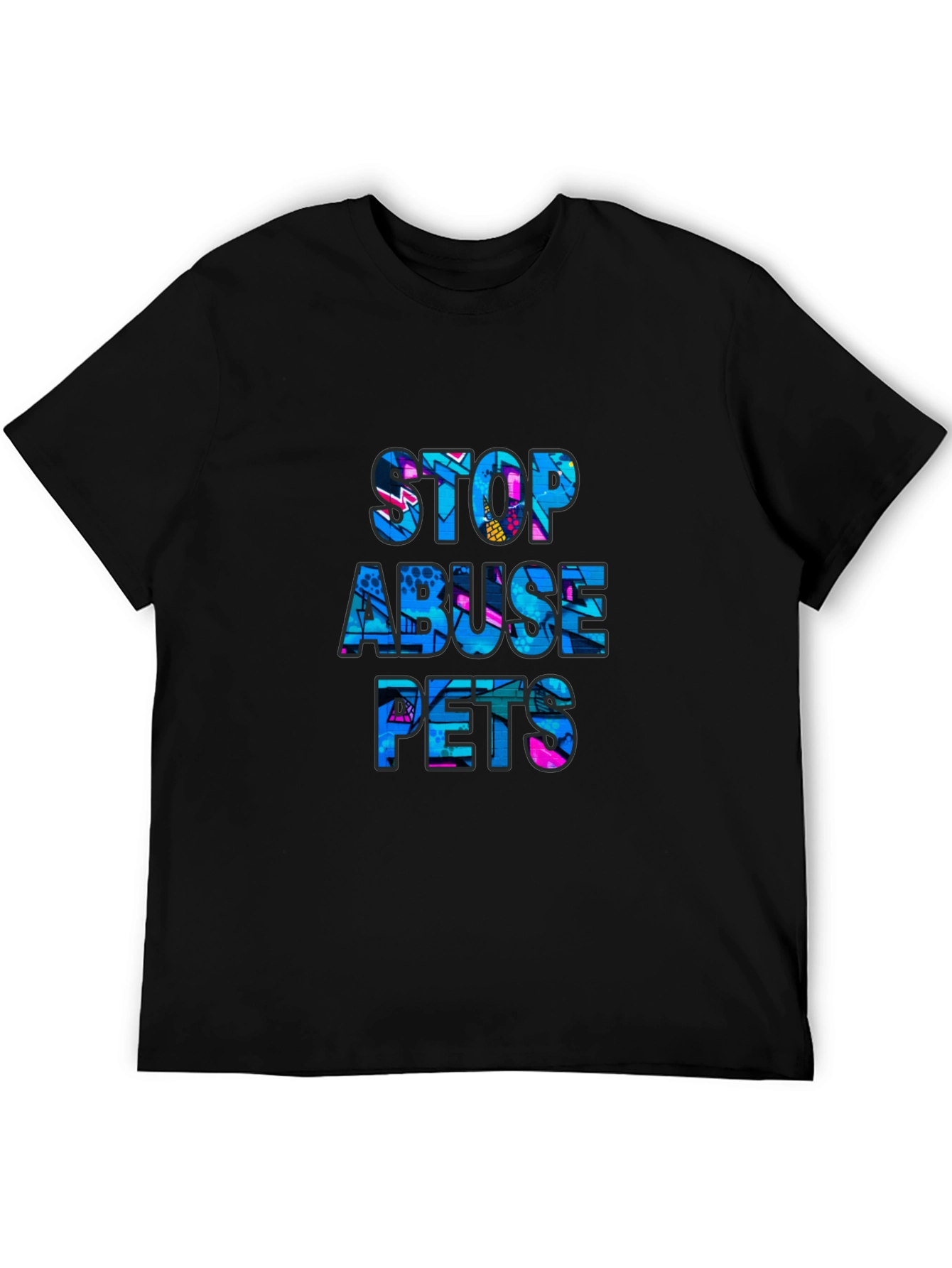 Stop Abuse Pets Graphic T-Shirt