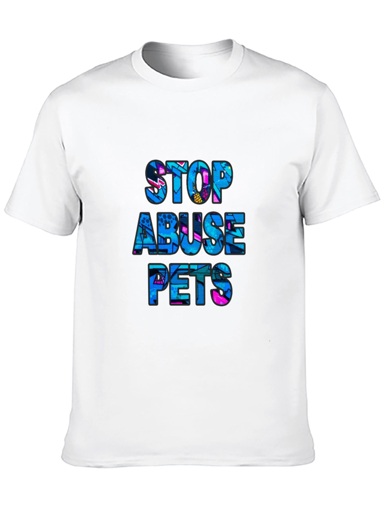 Stop Abuse Pets Graphic T-Shirt