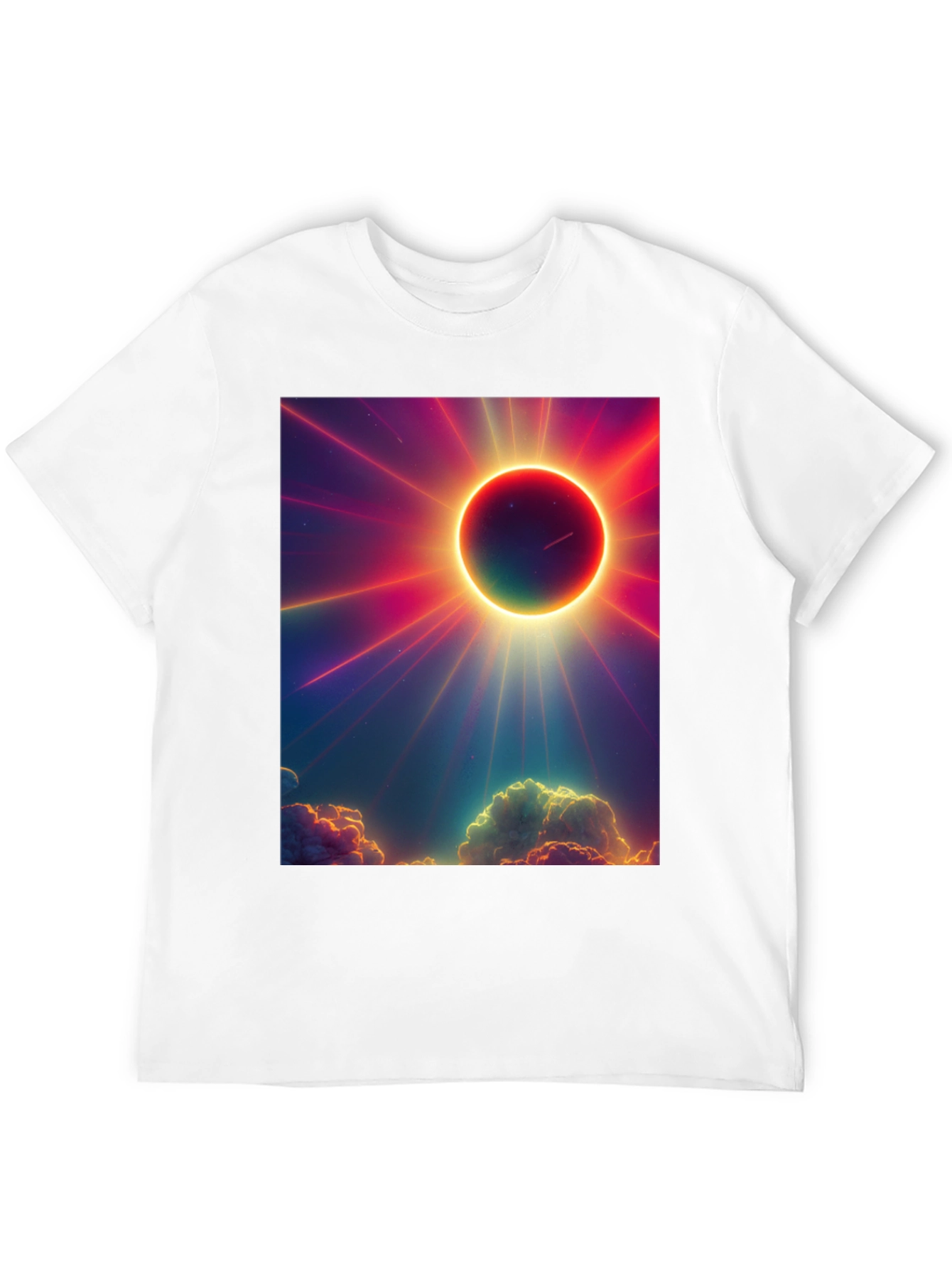 Celestial Eclipse Graphic T-Shirt