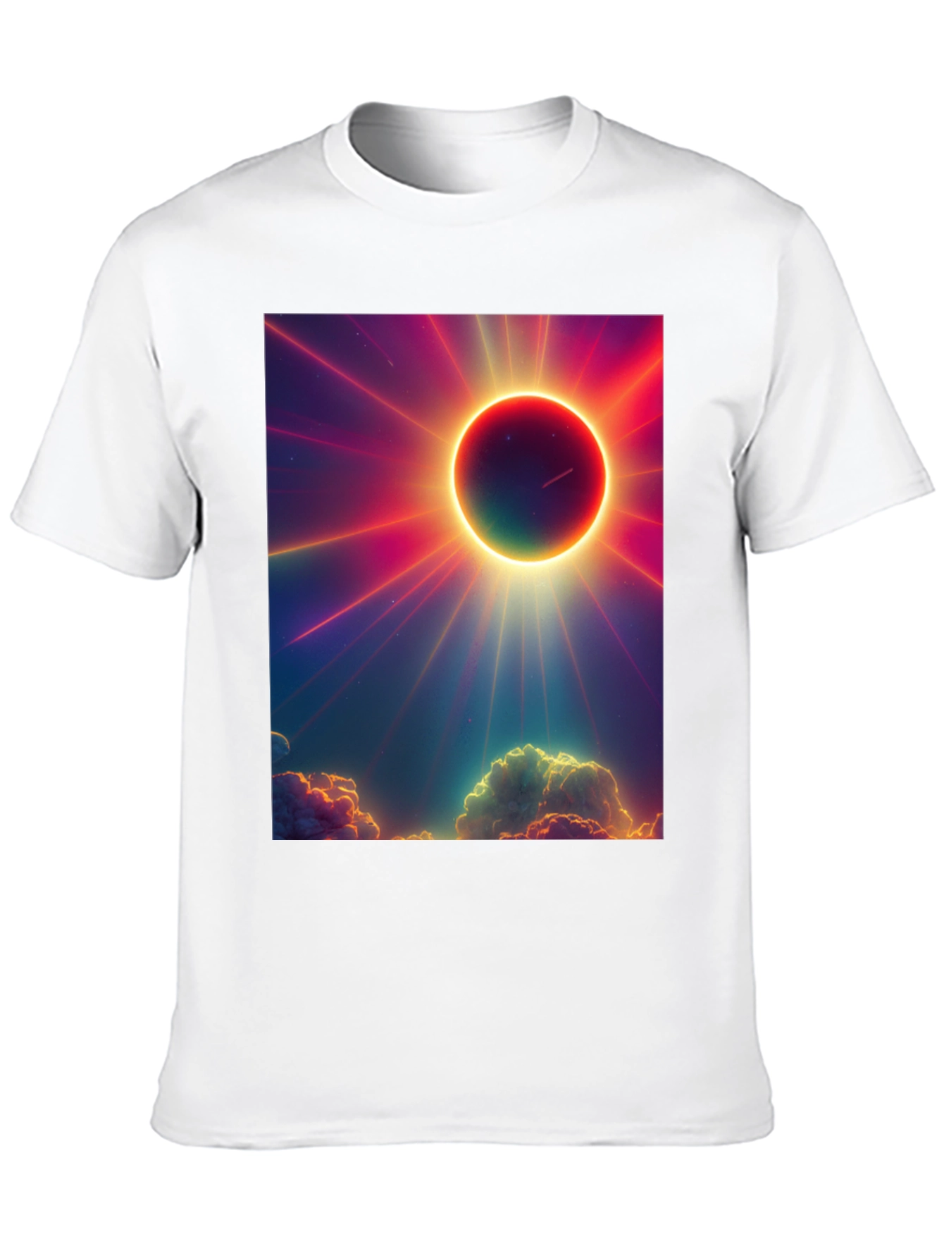 Celestial Eclipse Graphic T-Shirt