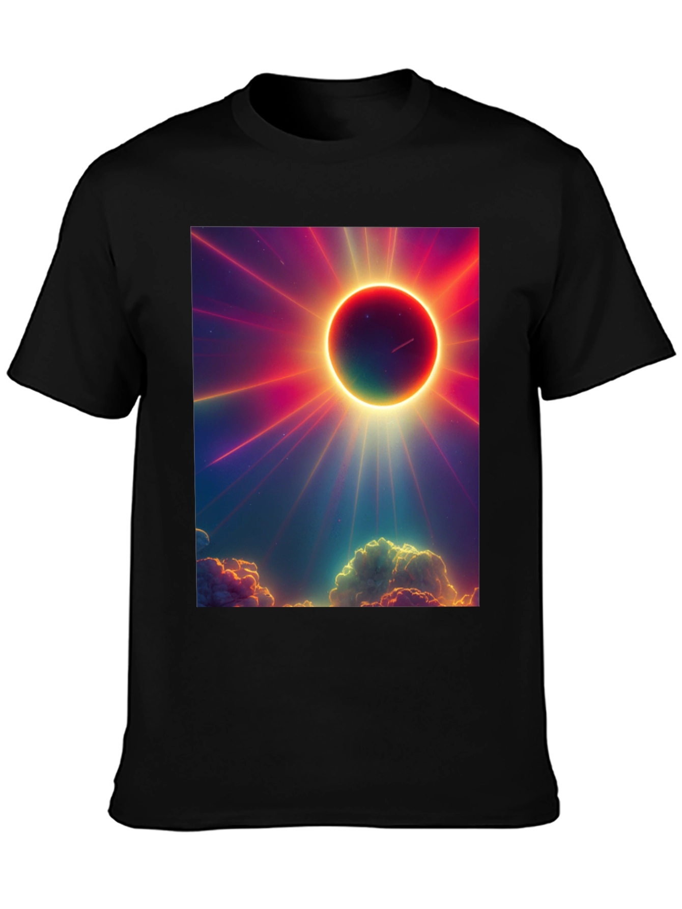 Celestial Eclipse Graphic T-Shirt