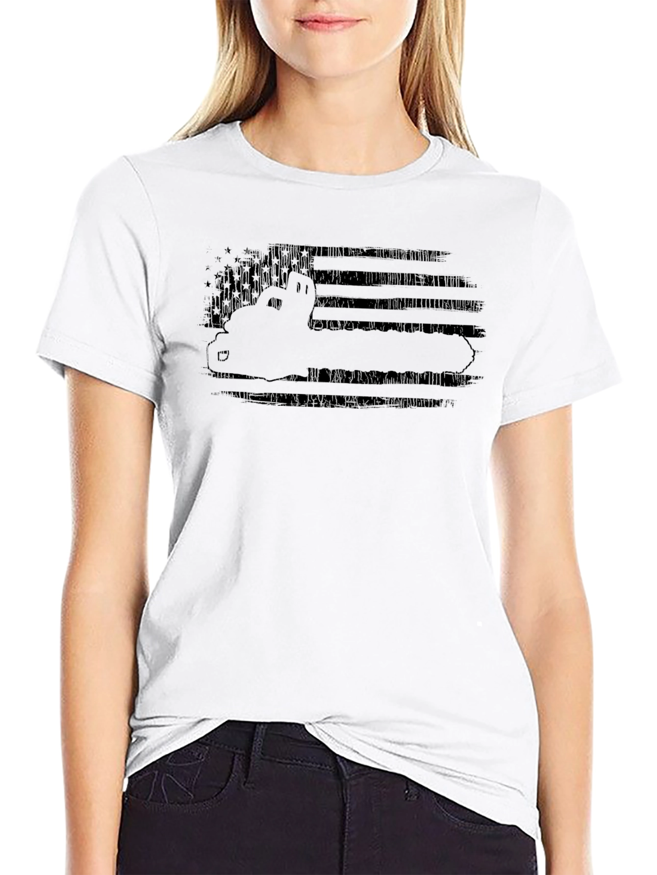 American Flag ATV T-Shirt