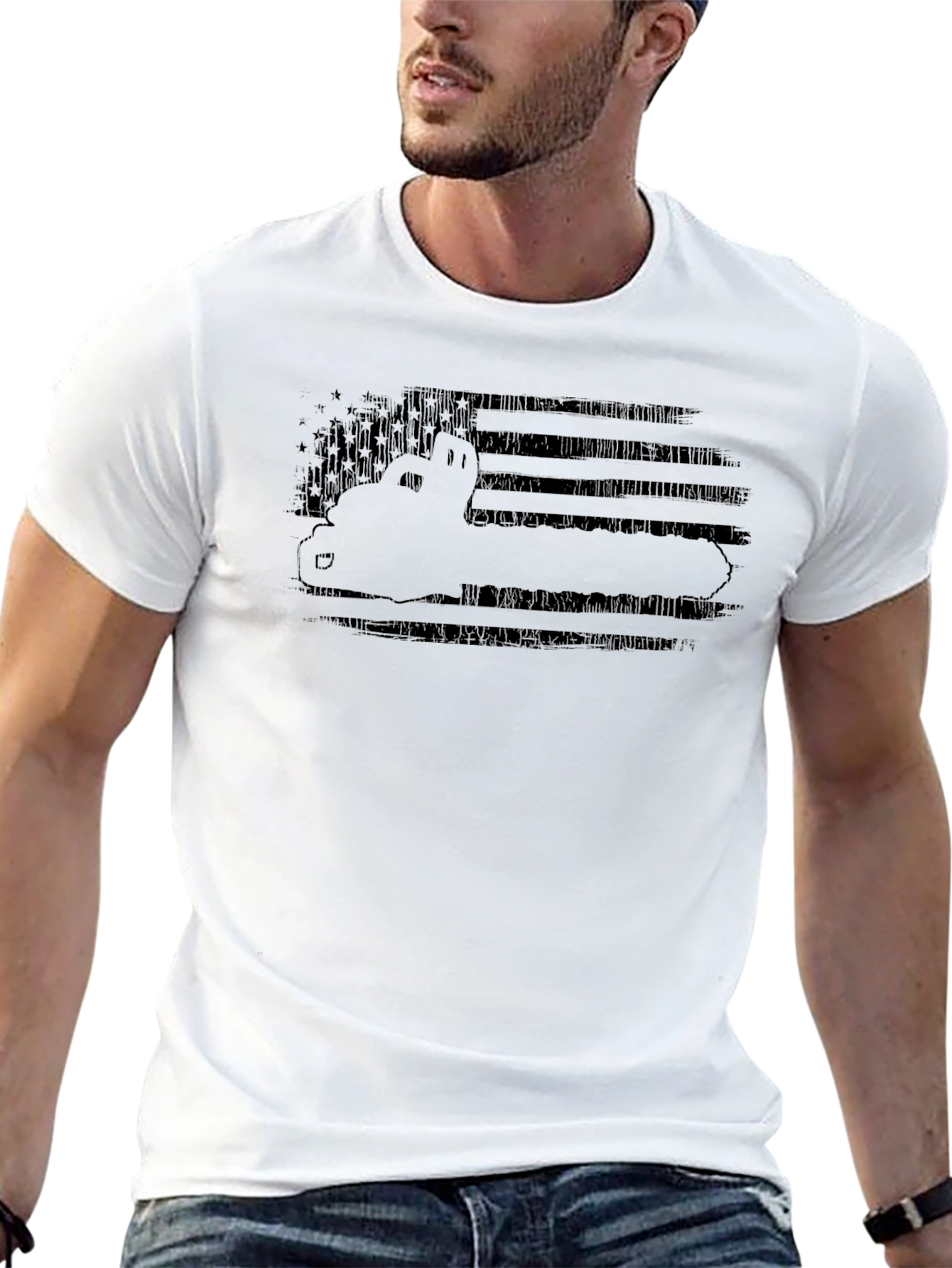 American Flag ATV T-Shirt