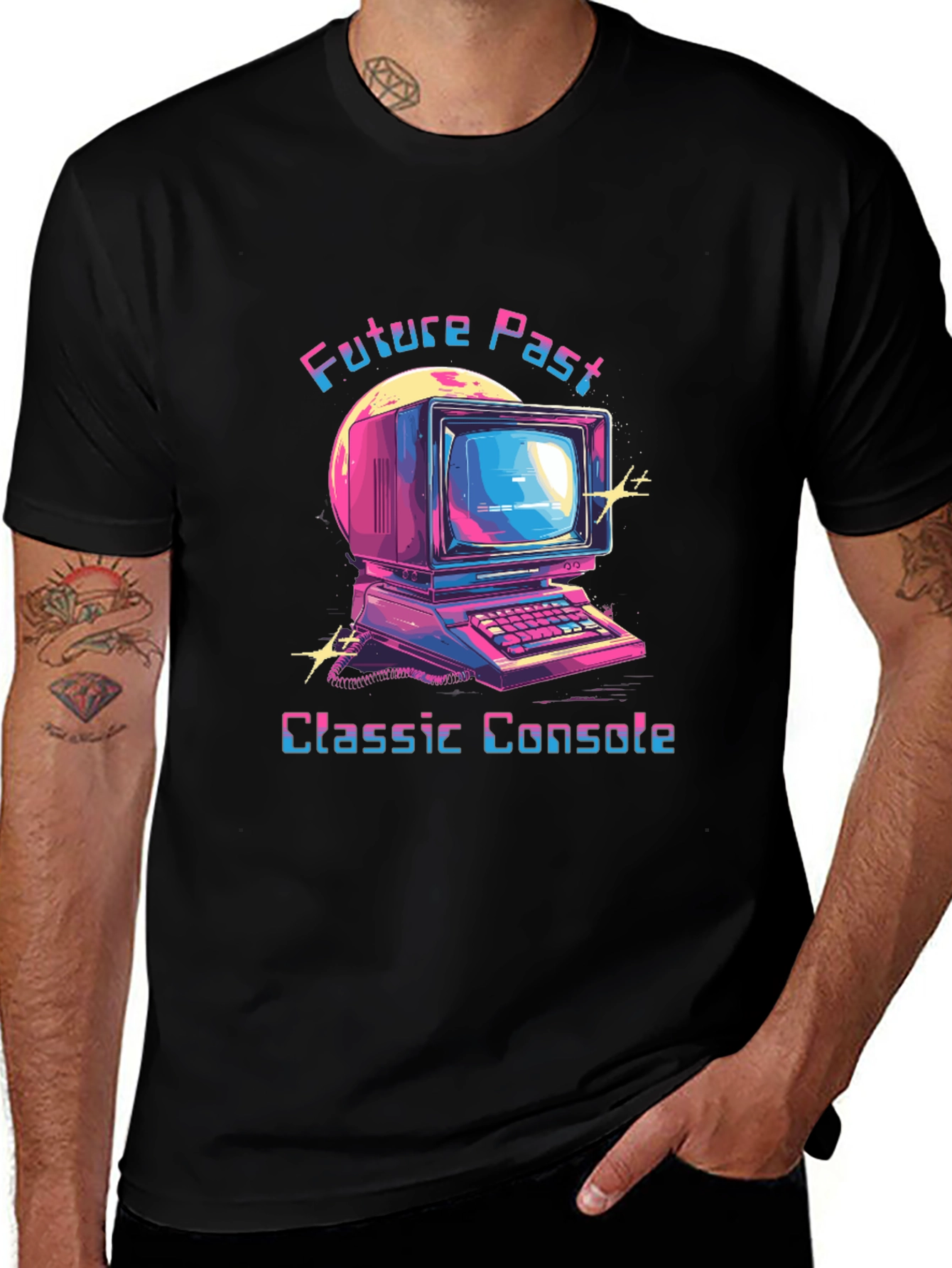Retro Future Past Console T-Shirt