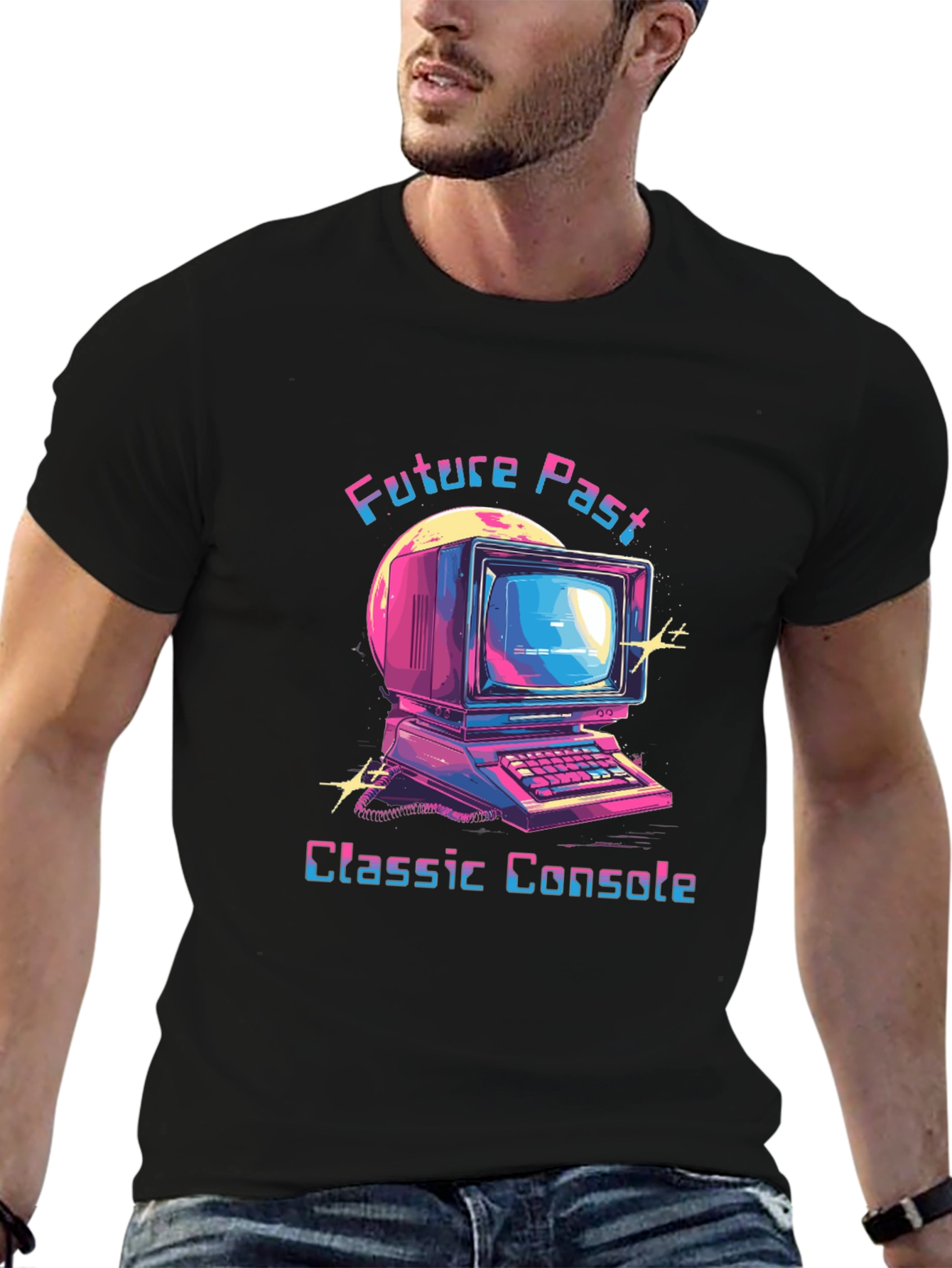 Retro Future Past Console T-Shirt