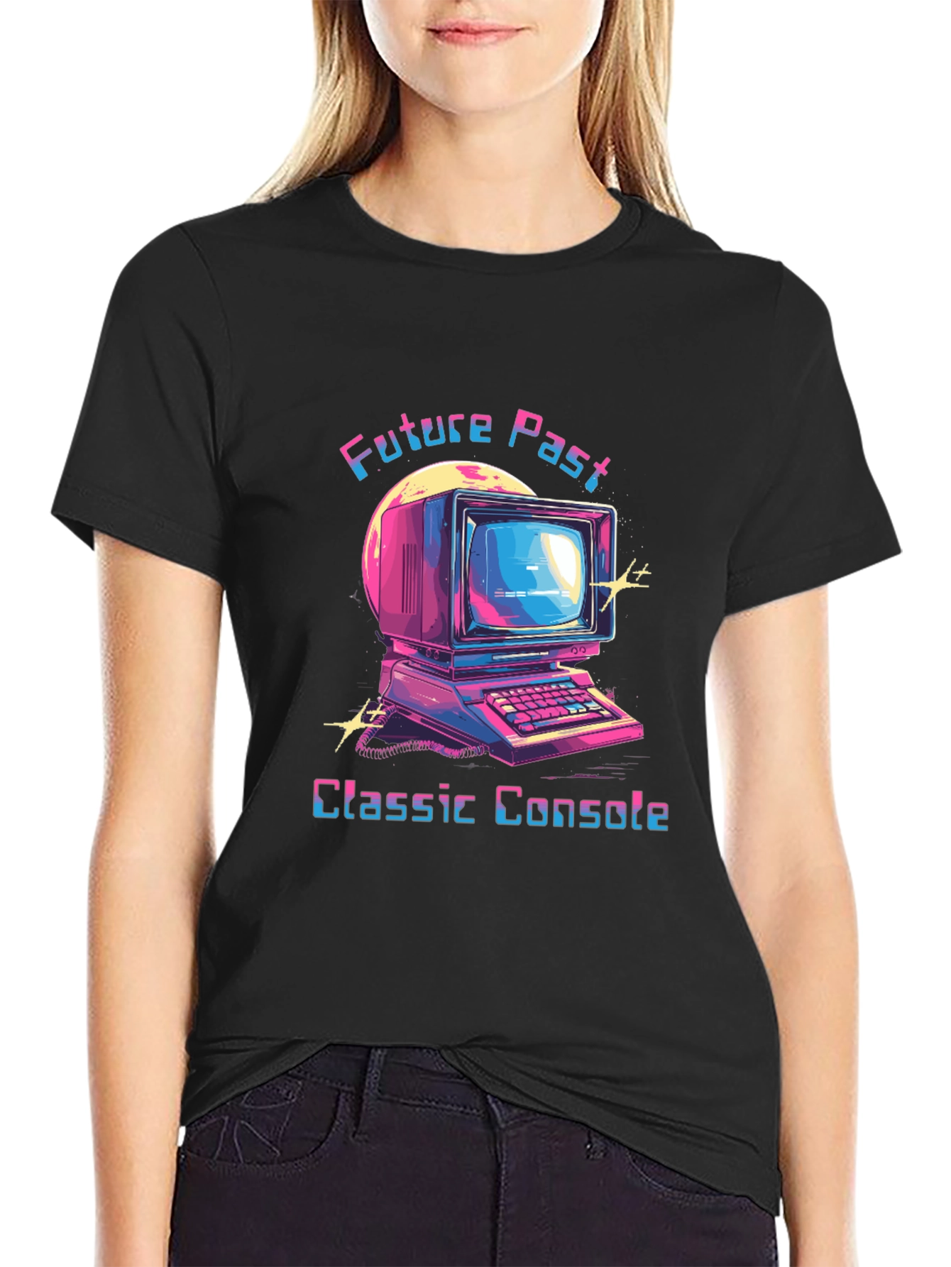 Retro Future Past Console T-Shirt