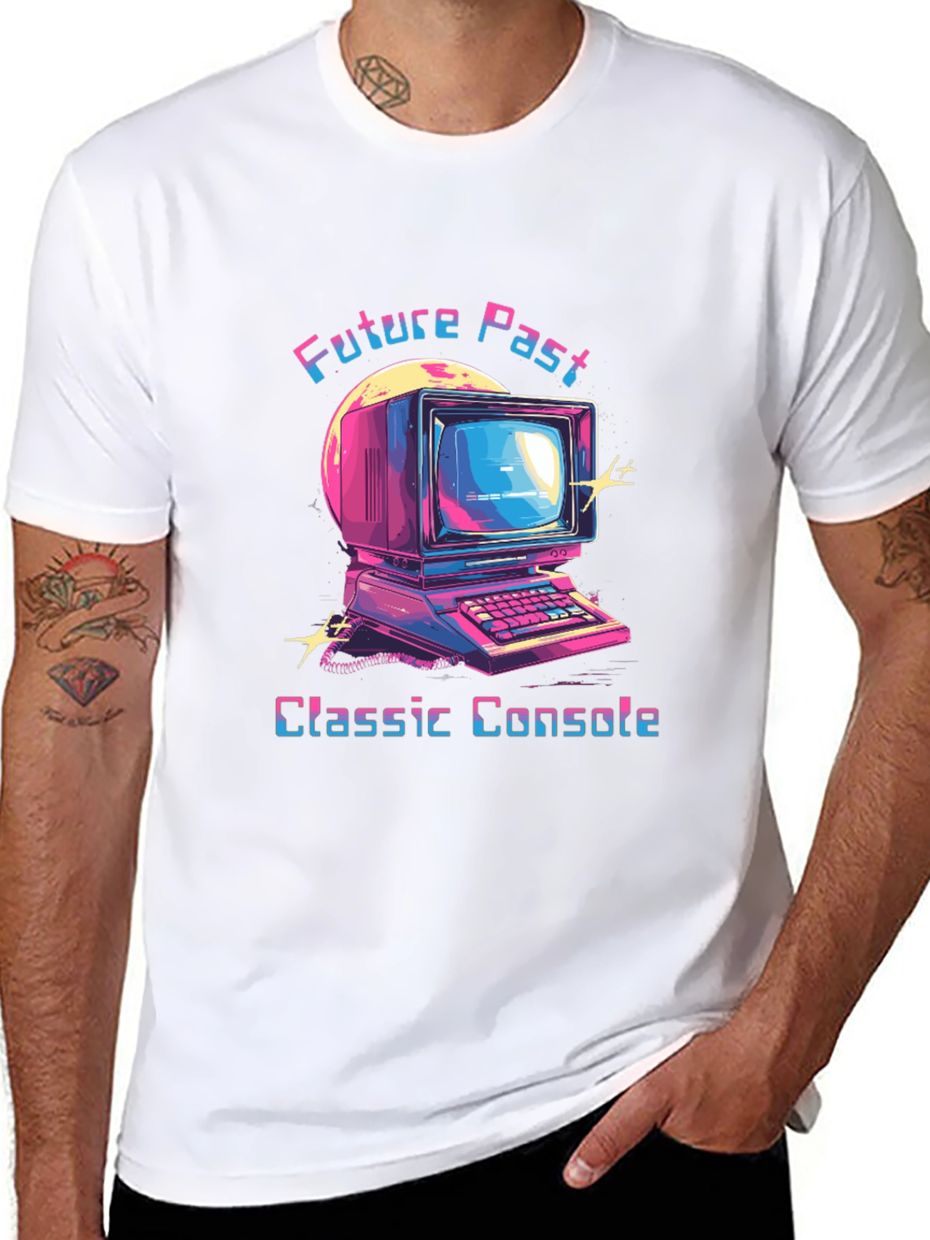 Retro Future Past Console T-Shirt