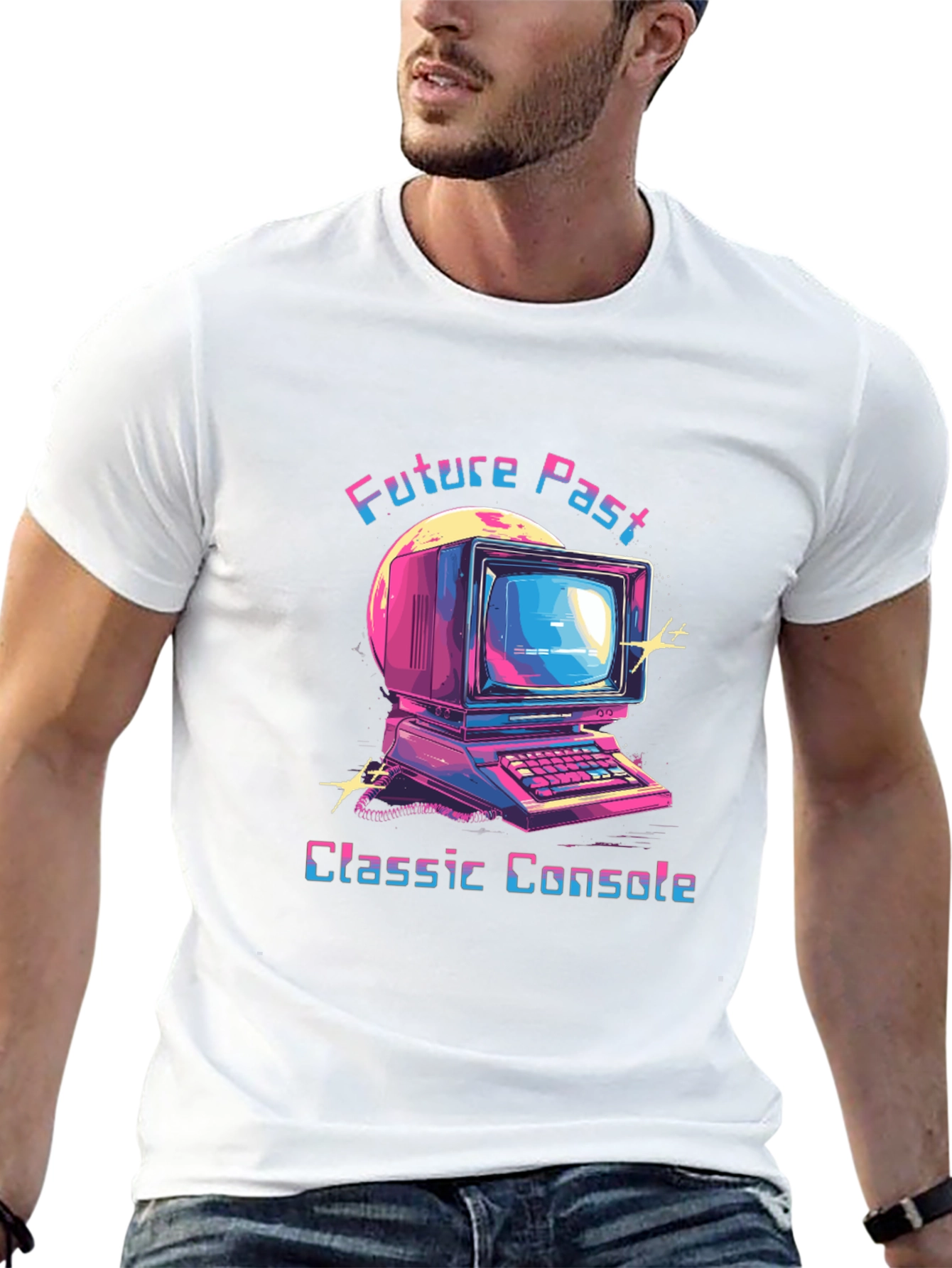Retro Future Past Console T-Shirt