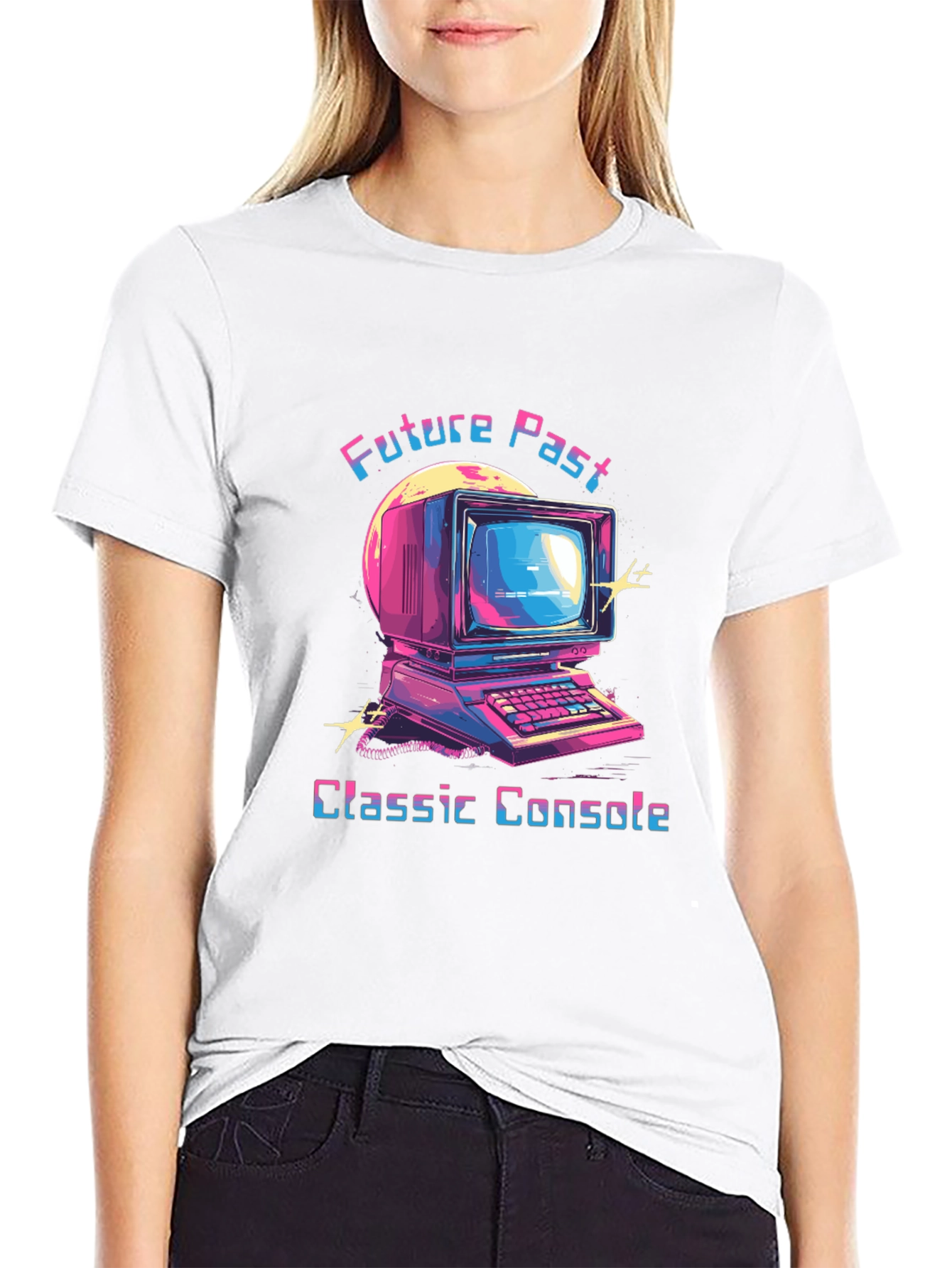 Retro Future Past Console T-Shirt