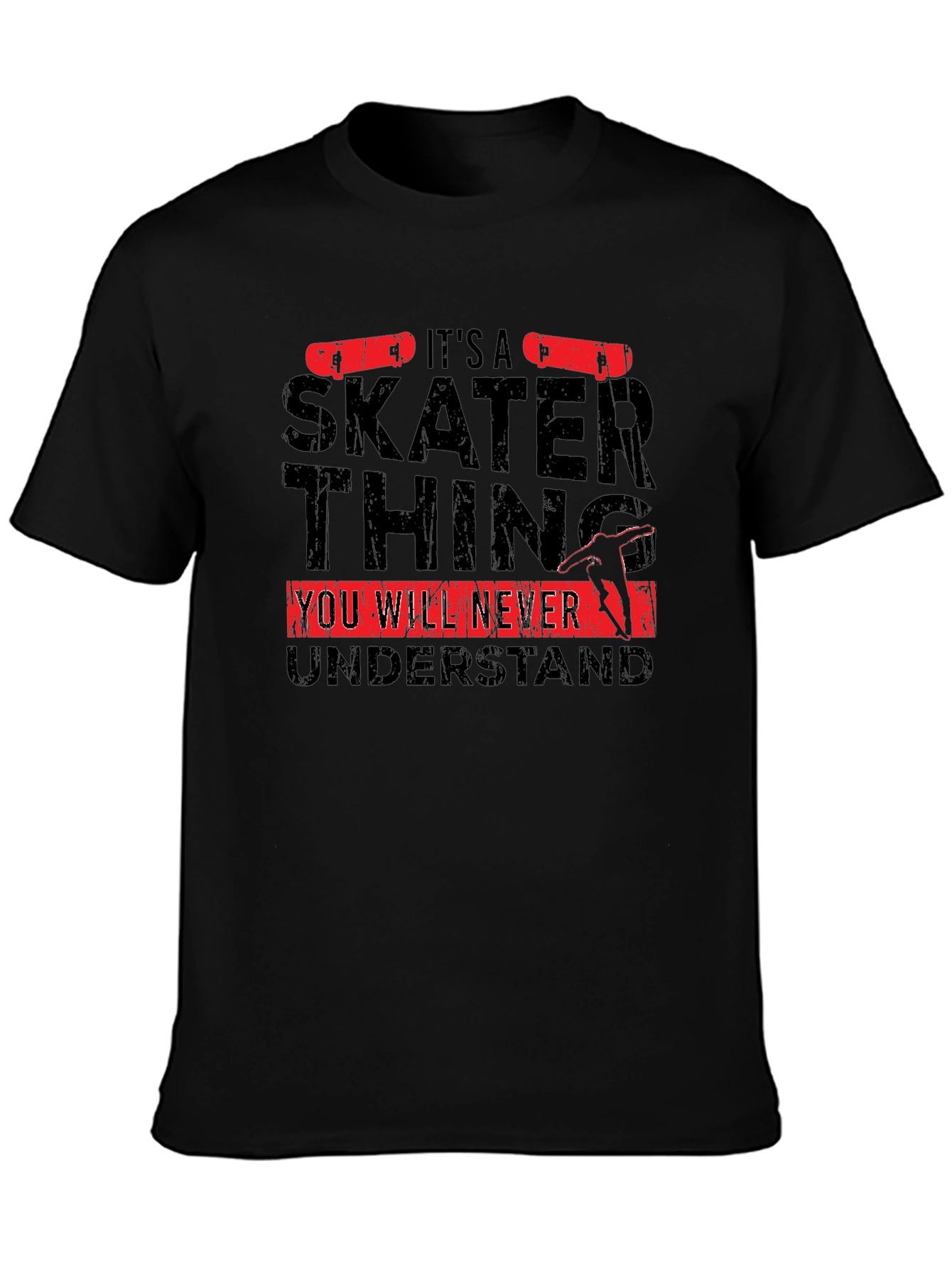 Skater Thing Graphic Tee - Black