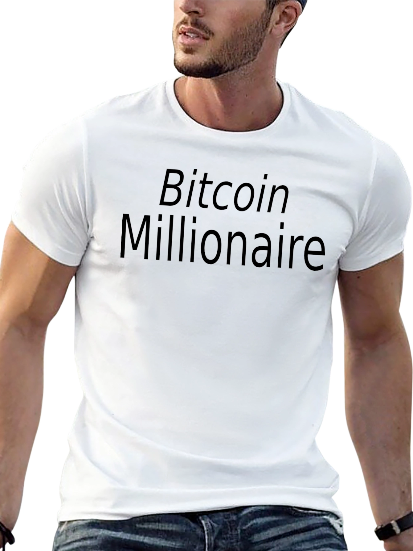Bitcoin Millionaire Black T-Shirt Crypto Investor