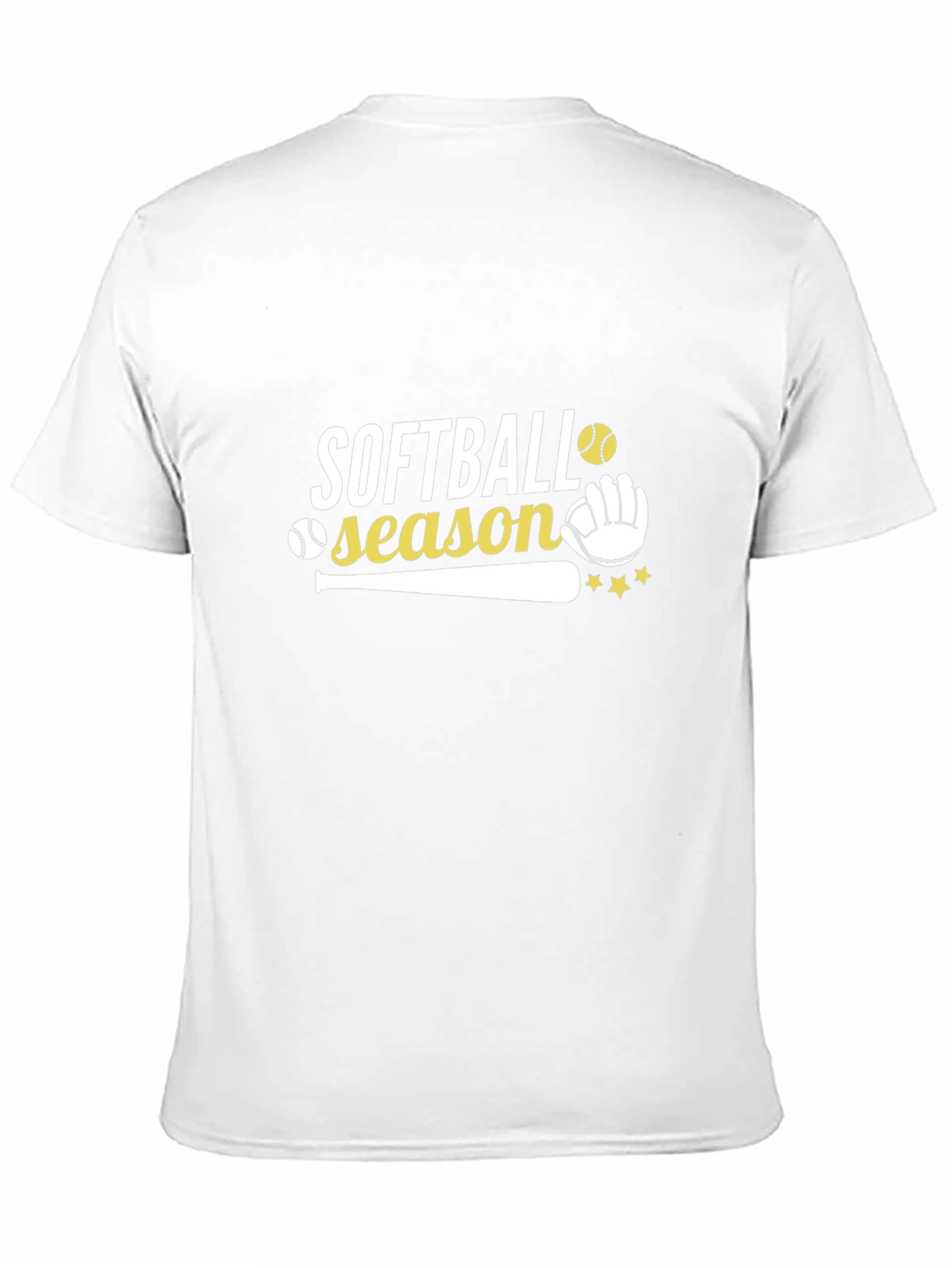 Softball Season Graphic Print T-Shirt