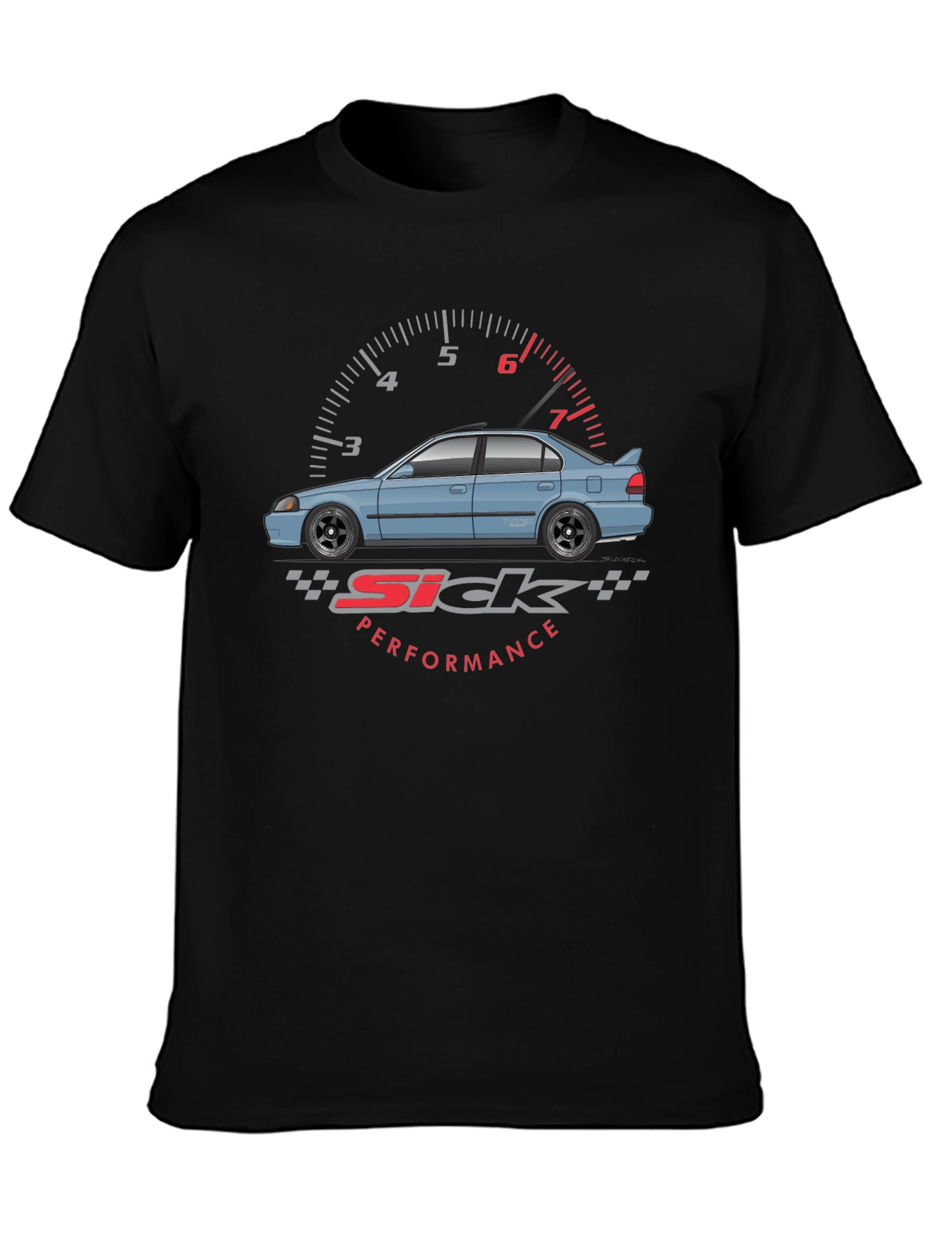 Sick Performance Car Graphic T-Shirt