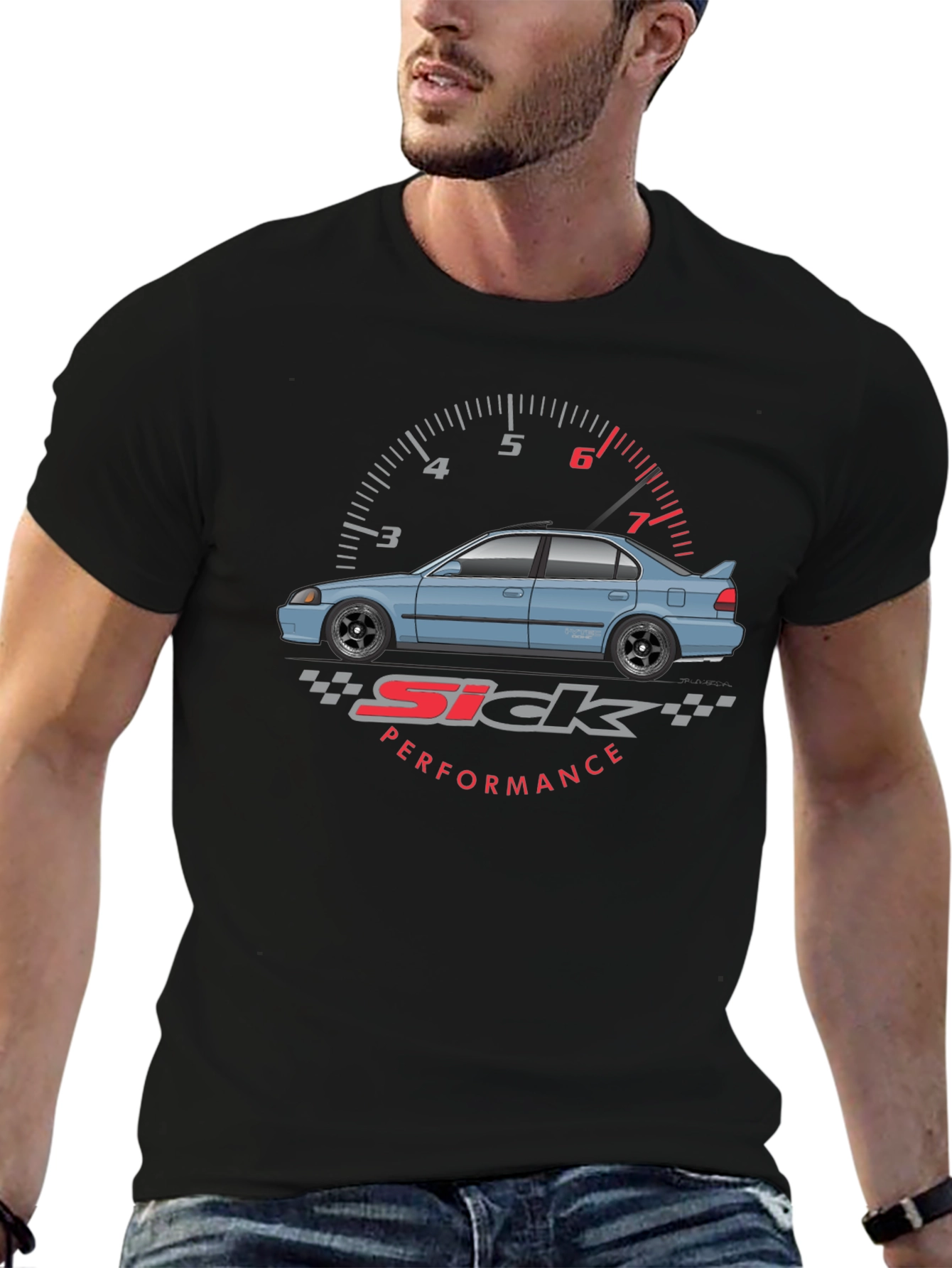 Sick Performance Car Graphic T-Shirt