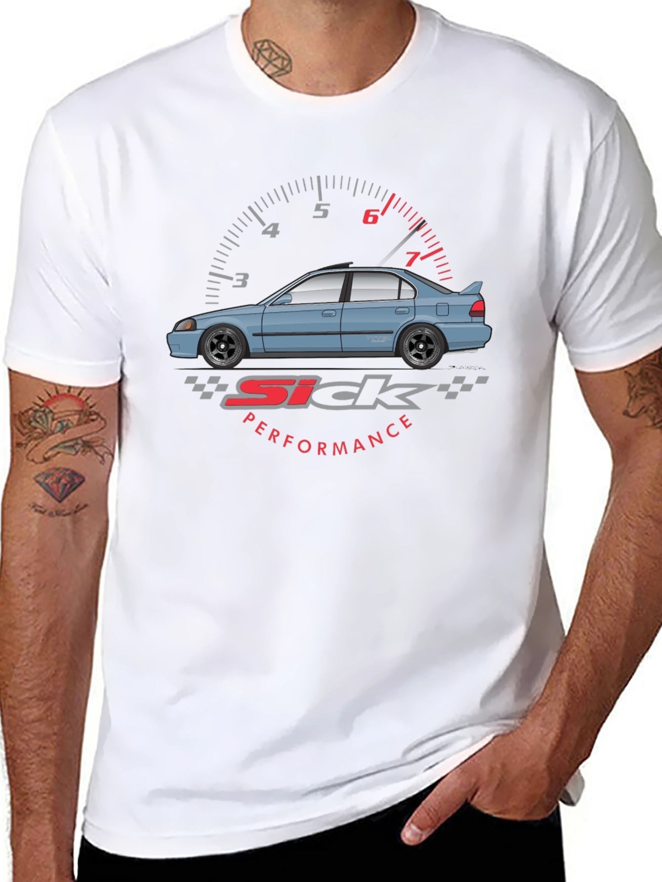 Sick Performance Car Graphic T-Shirt