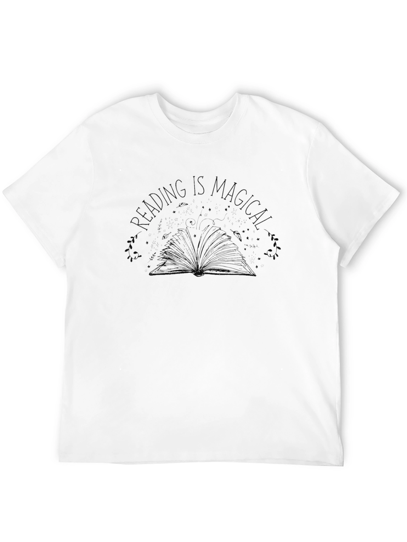 Reading is Magical Graphic Tee - Black