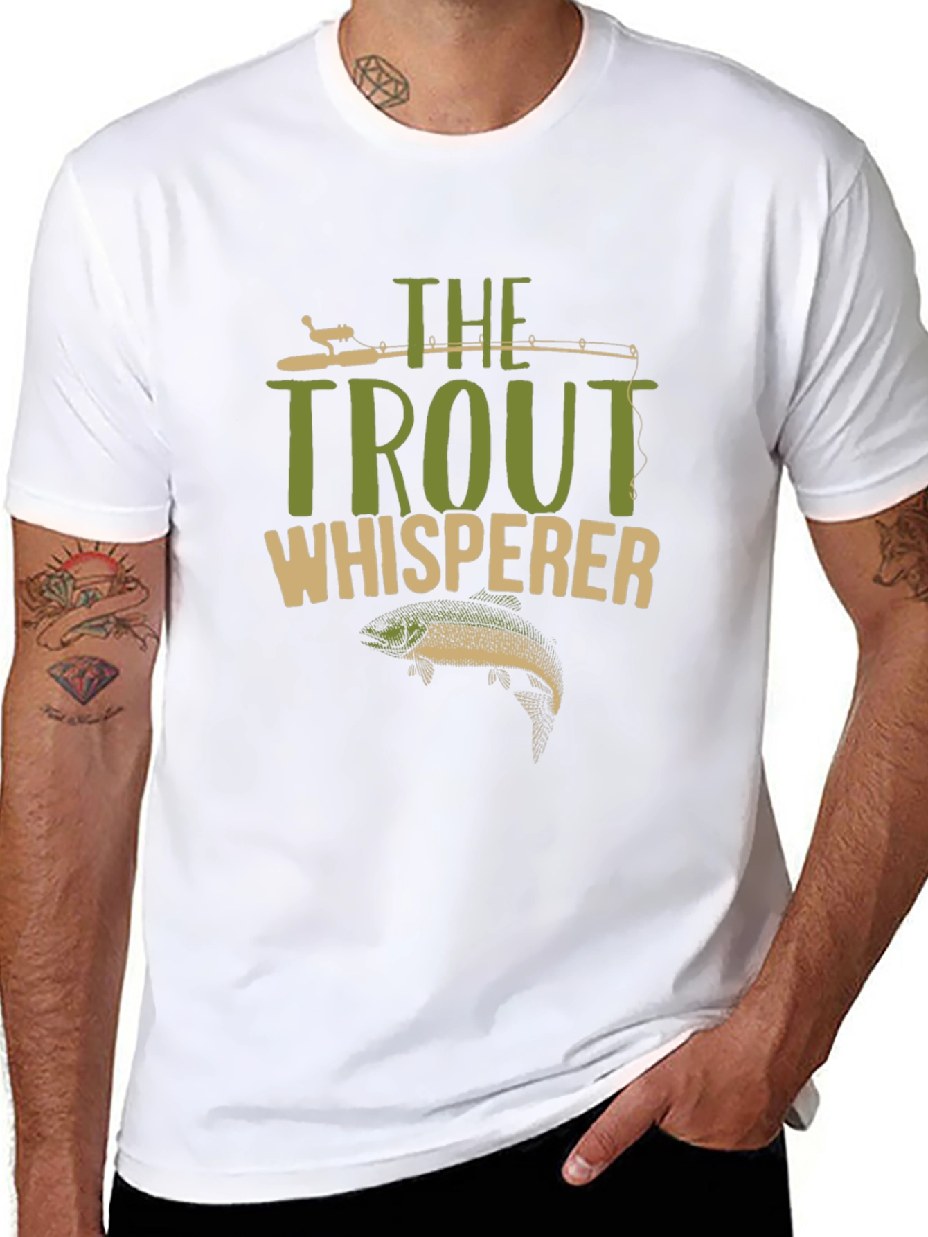 The Trout Whisperer T-Shirt Fishing Angler Tee