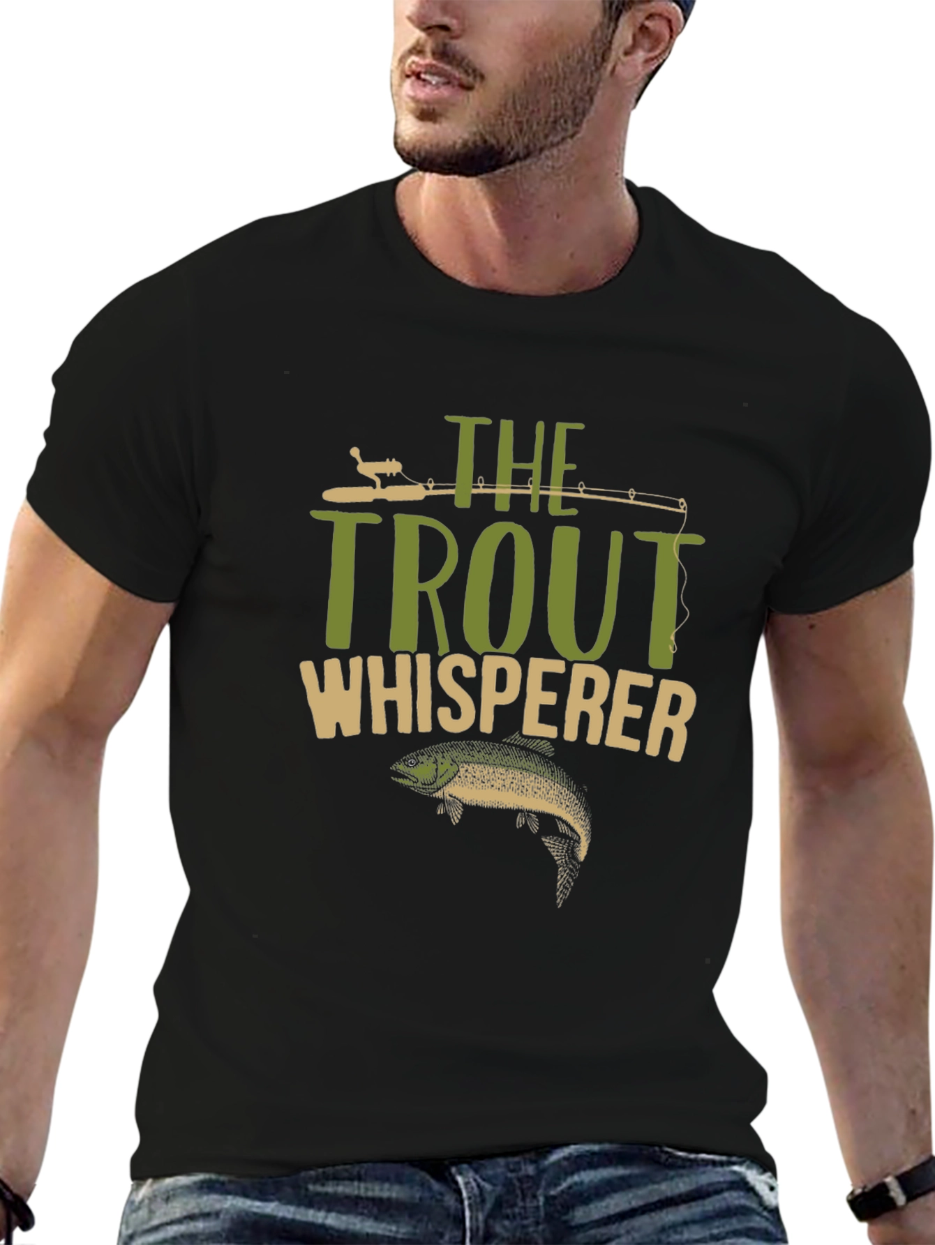 The Trout Whisperer T-Shirt Fishing Angler Tee