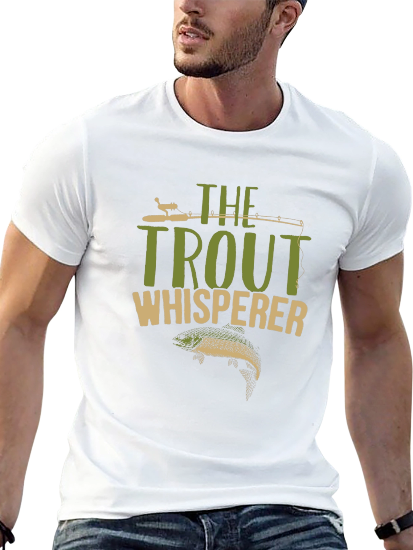 The Trout Whisperer T-Shirt Fishing Angler Tee