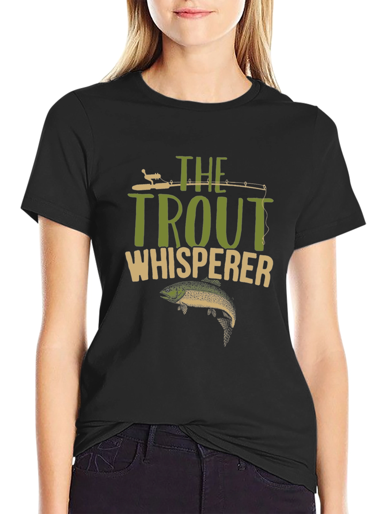 The Trout Whisperer T-Shirt Fishing Angler Tee