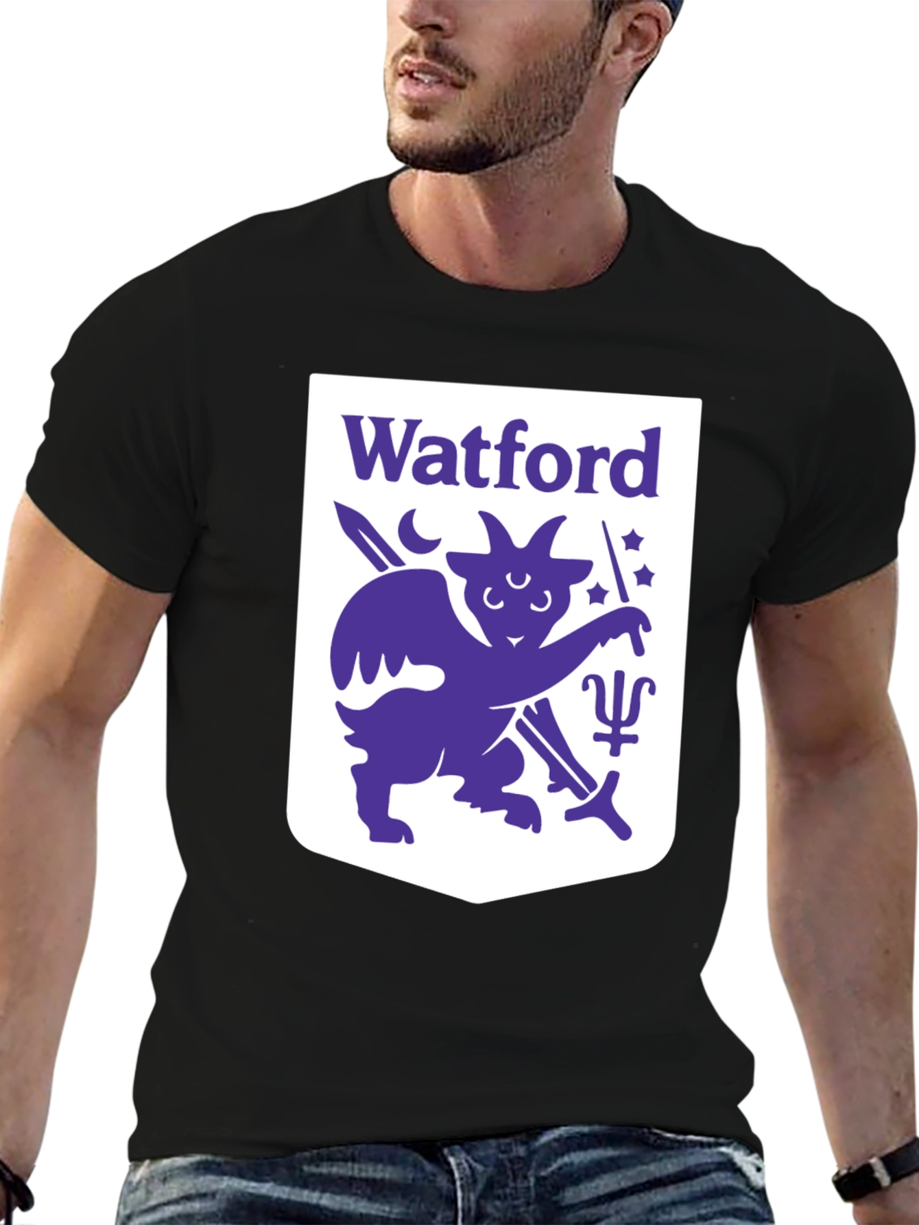 Watford Baphomet T-Shirt - Gothic Occult Style