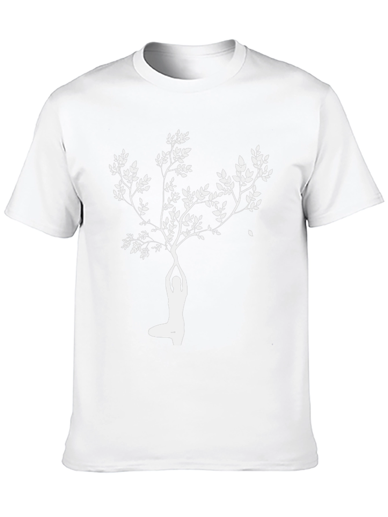 Yoga Tree Black Tee - Spiritual Graphic Shirt