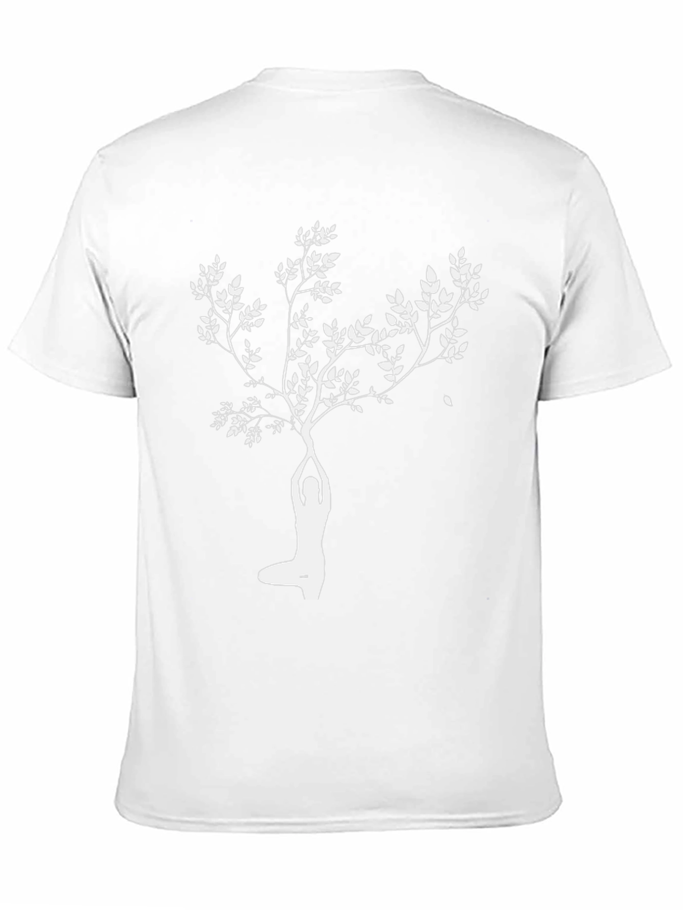 Yoga Tree Black Tee - Spiritual Graphic Shirt