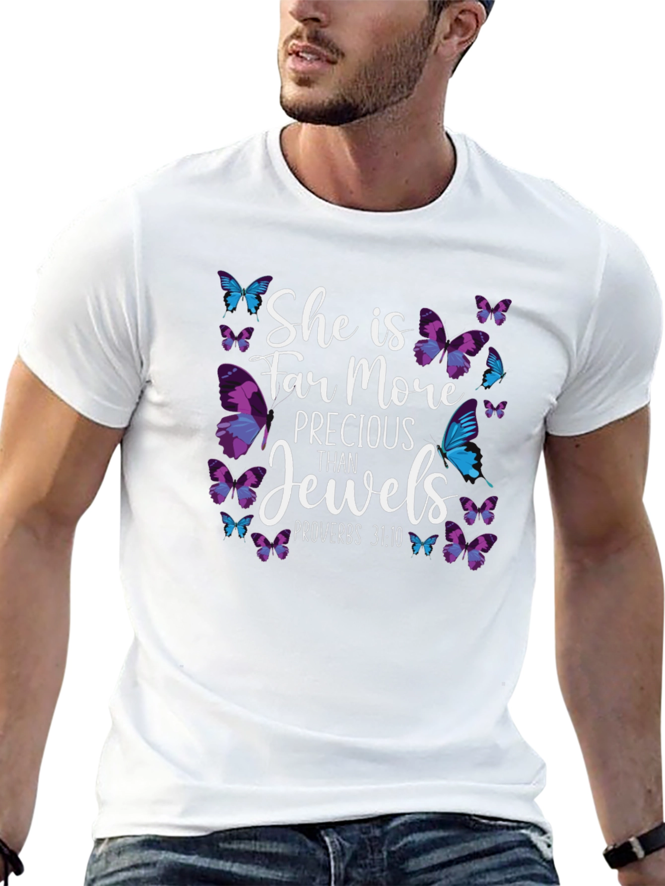 She is Far More Precious Than Jewels T-Shirt