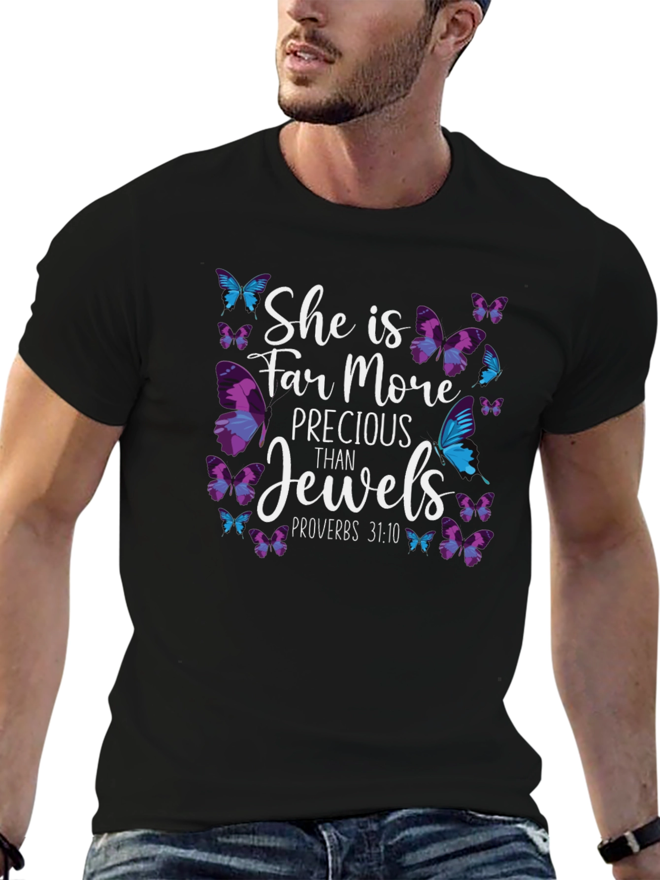 She is Far More Precious Than Jewels T-Shirt