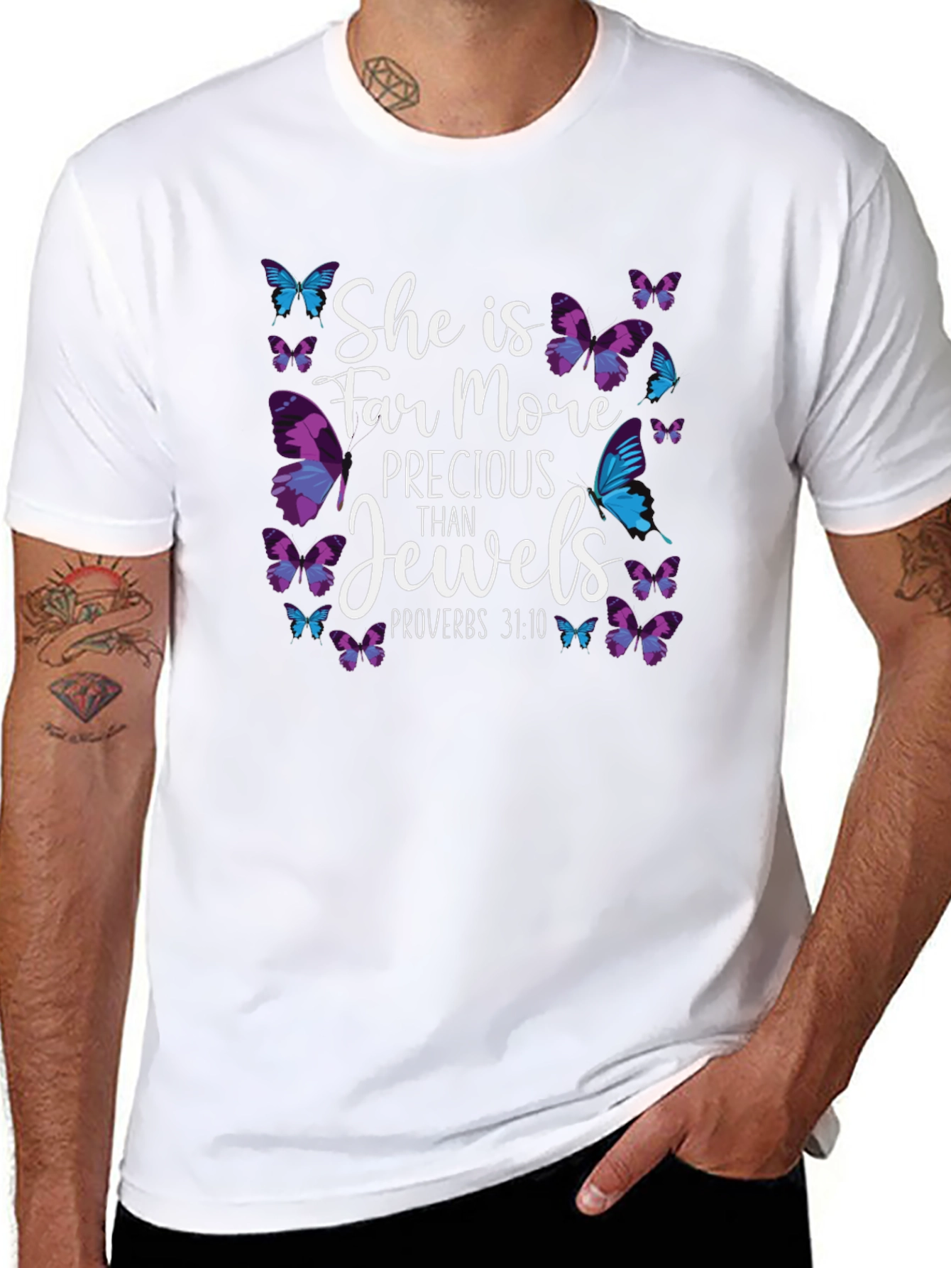 She is Far More Precious Than Jewels T-Shirt