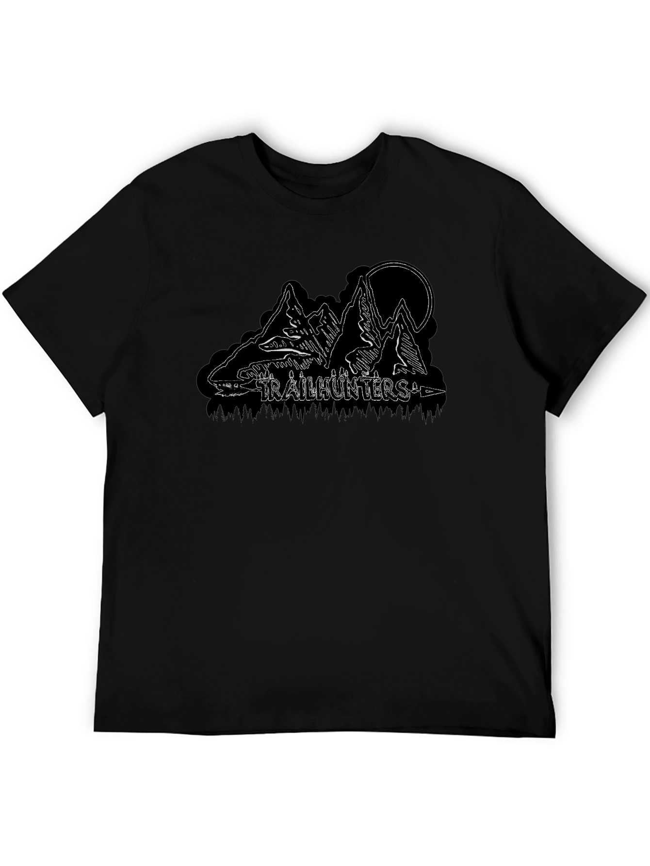 Trailhunters Mountain Graphic Tee - Black