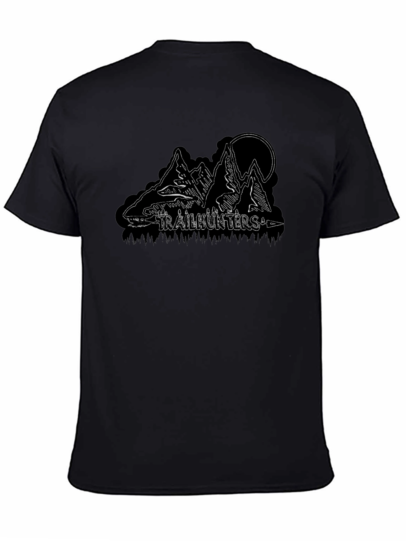 Trailhunters Mountain Graphic Tee - Black
