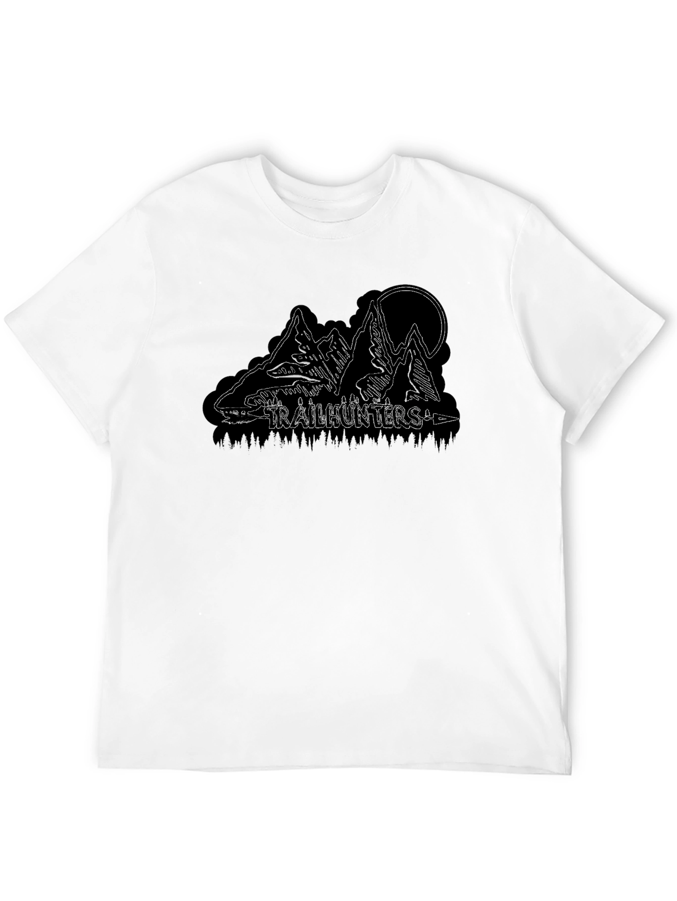 Trailhunters Mountain Graphic Tee - Black