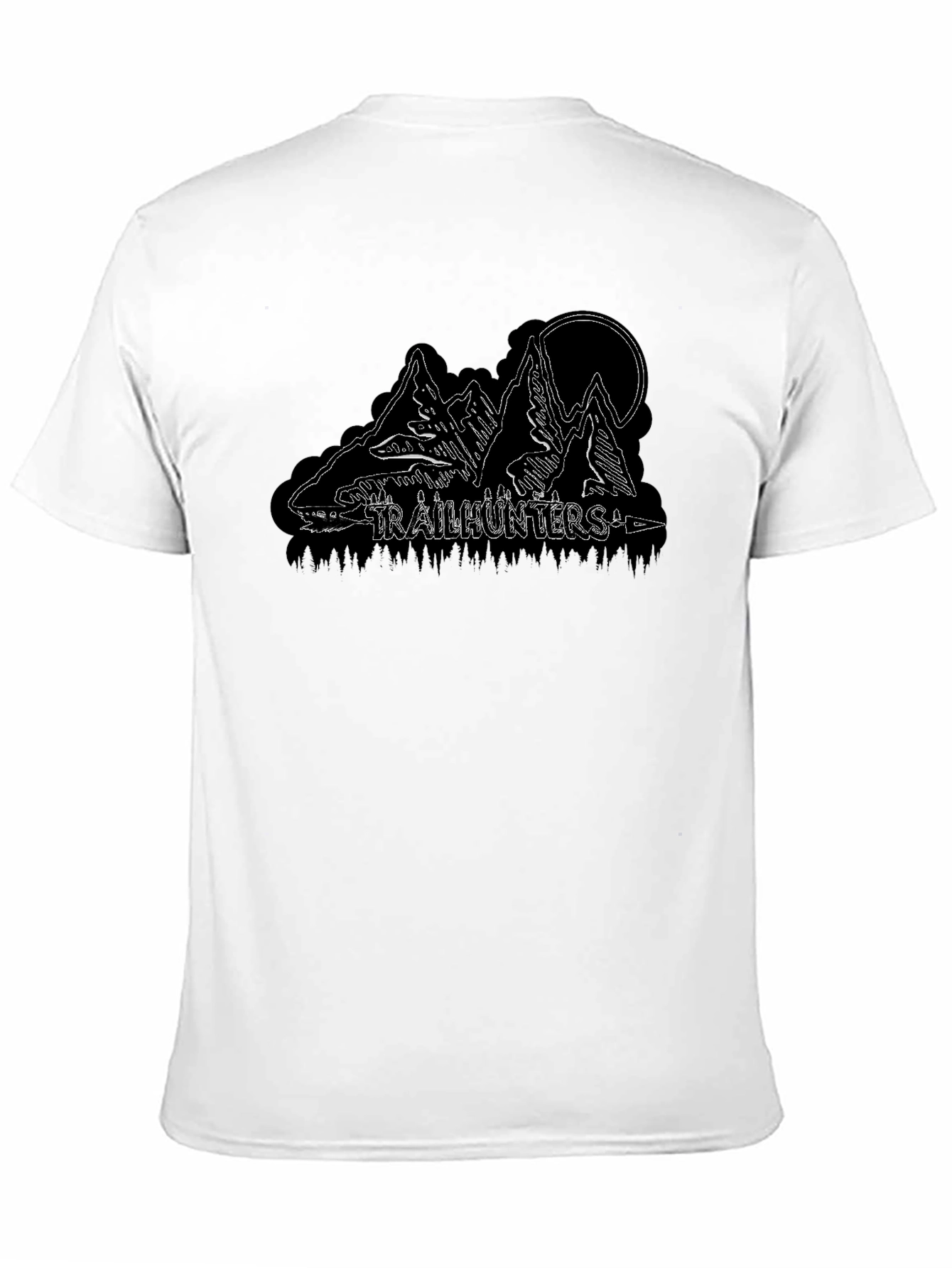 Trailhunters Mountain Graphic Tee - Black