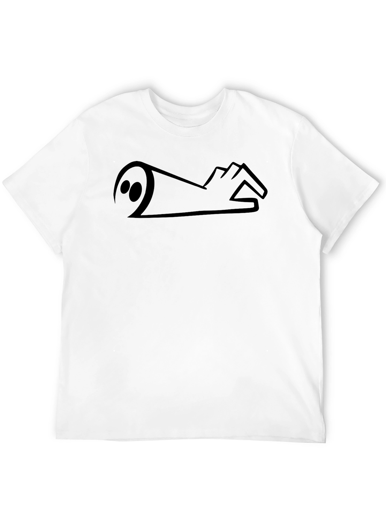 Skeptic Hand Gesture Graphic T-Shirt