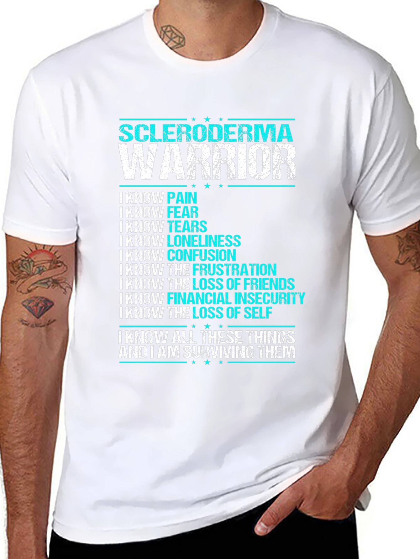Scleroderma Warrior Awareness T-Shirt